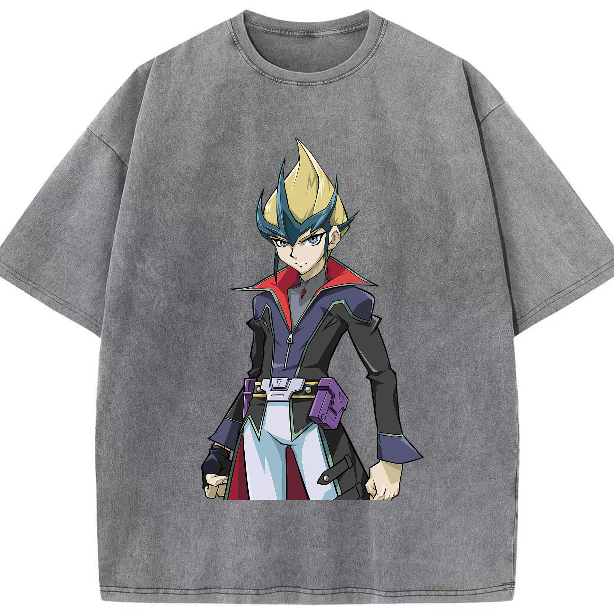 （画像用） 遊☆戯☆王 Yu-Gi-Oh! 綿100% ヴィンテージ風 半袖Tシャツ（フロントプリント）