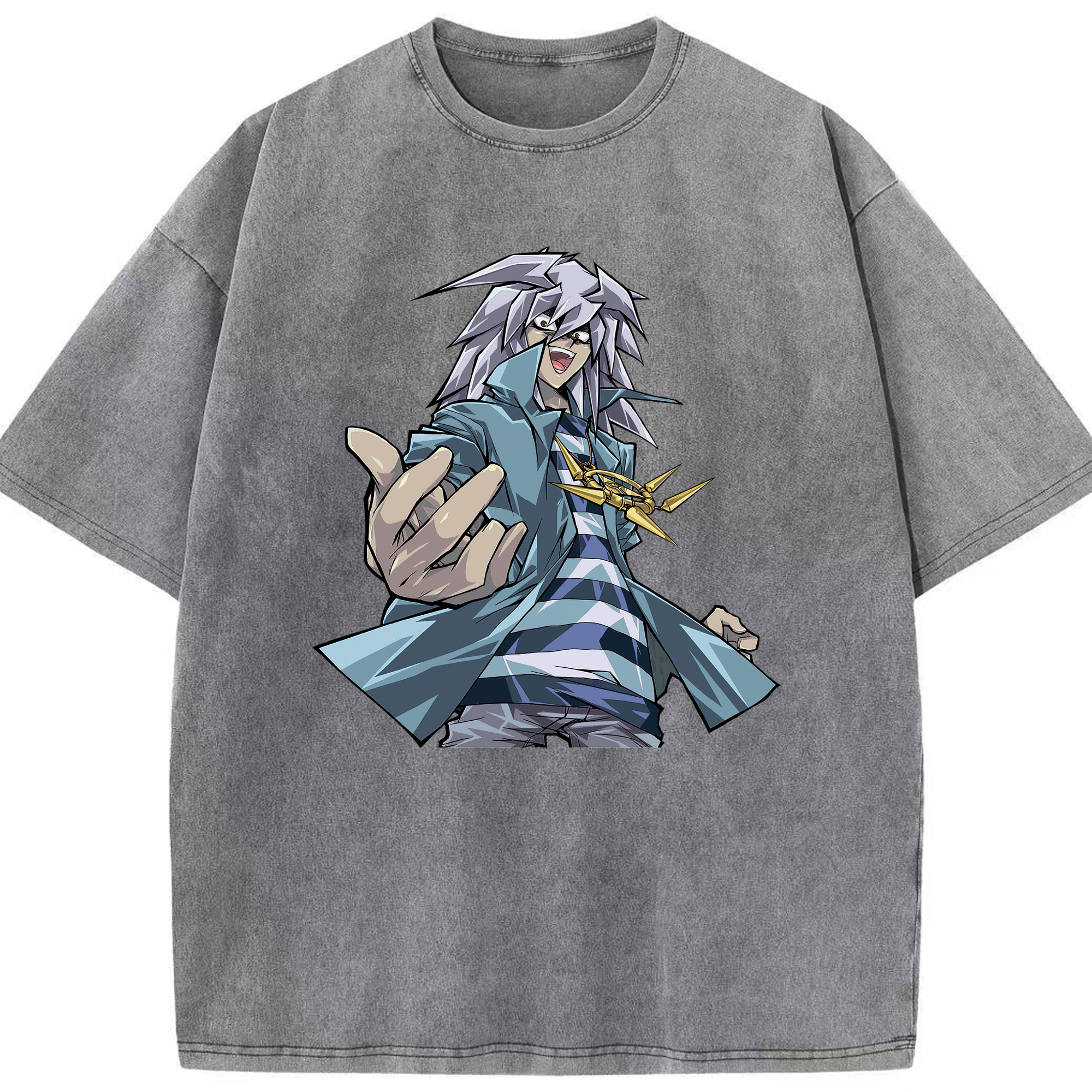 （画像用） 遊☆戯☆王 Yu-Gi-Oh! 綿100% ヴィンテージ風 半袖Tシャツ（フロントプリント）