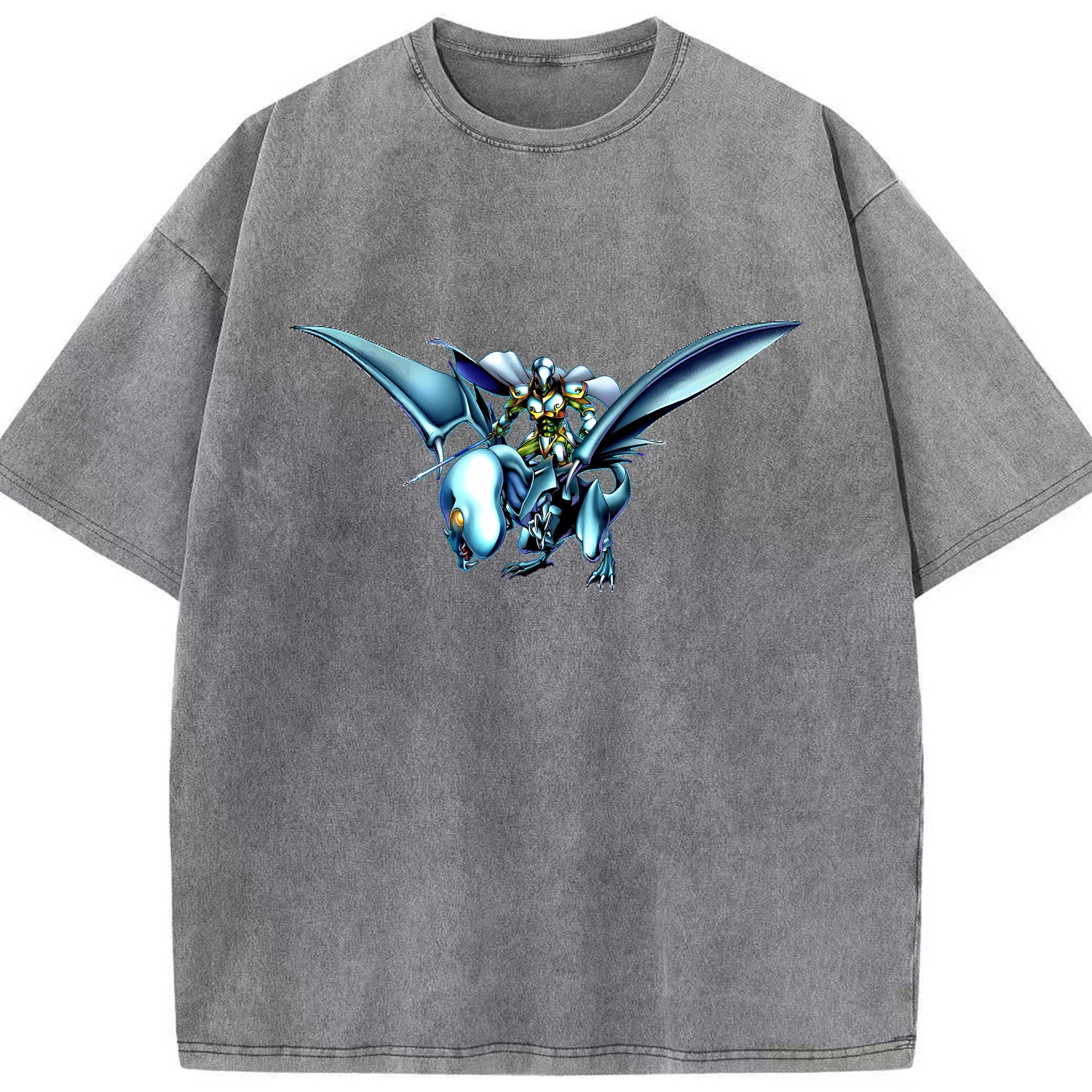 （画像用） 遊☆戯☆王 Yu-Gi-Oh! 綿100% ヴィンテージ風 半袖Tシャツ（フロントプリント）