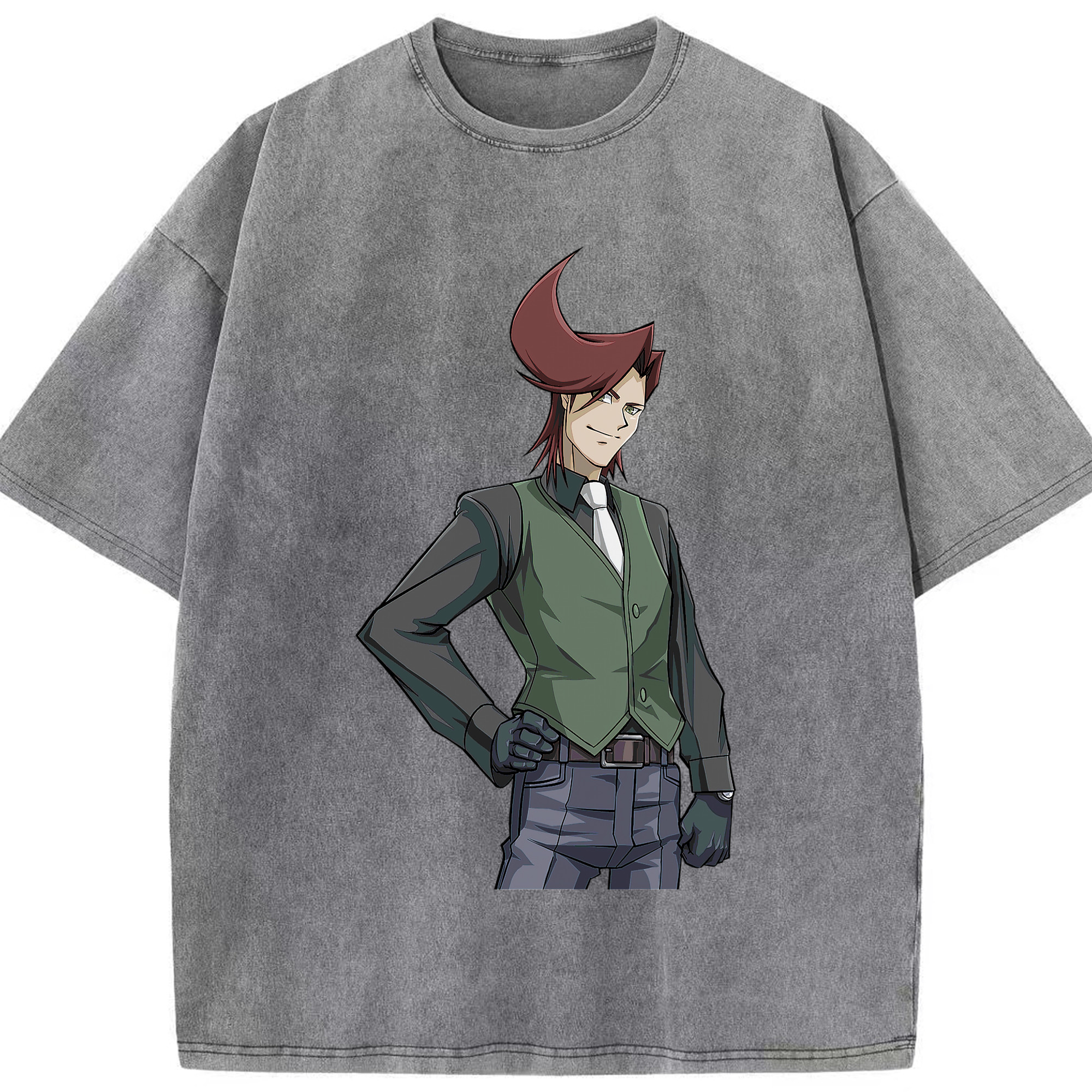 （画像用） 遊☆戯☆王 Yu-Gi-Oh! 綿100% ヴィンテージ風 半袖Tシャツ（フロントプリント）
