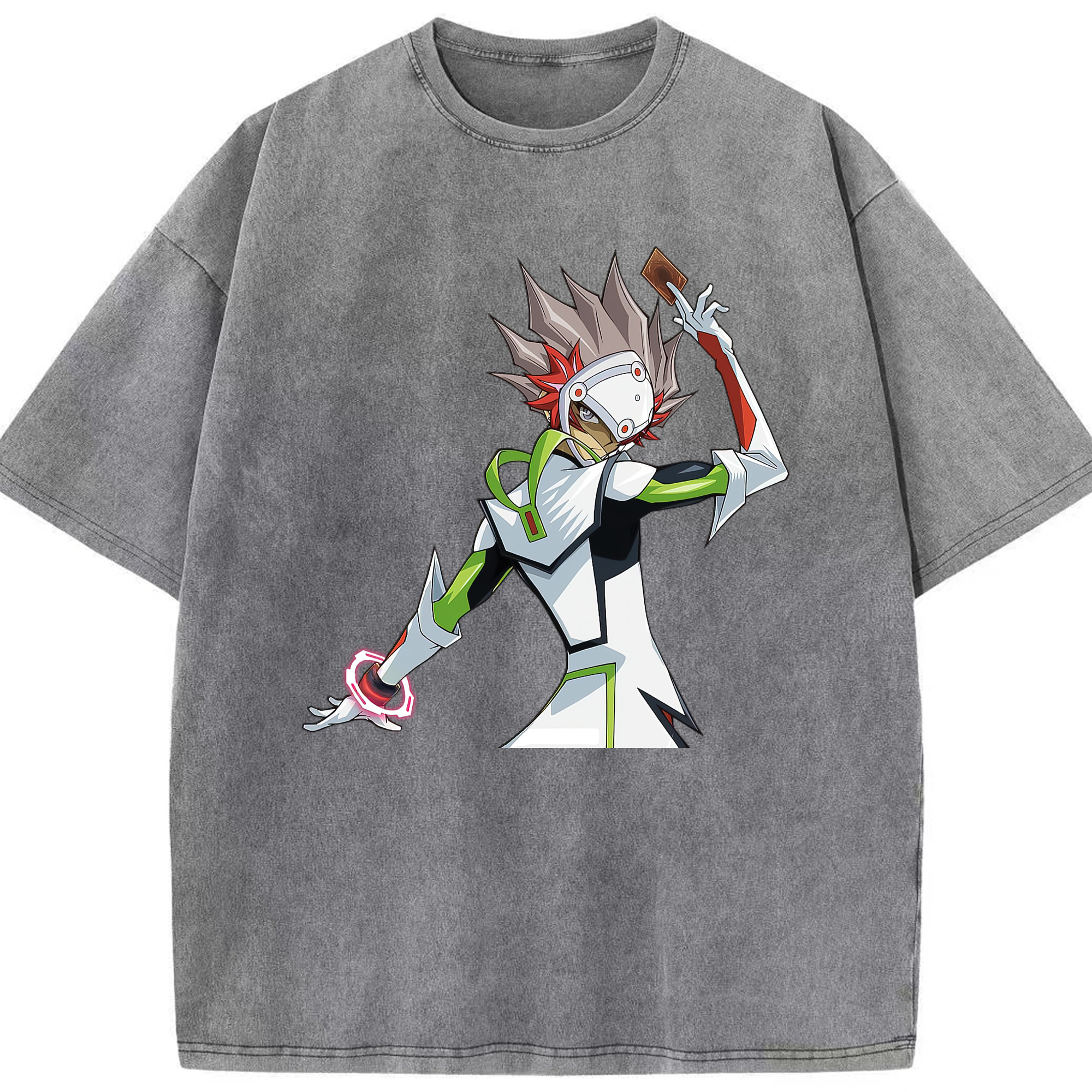 （画像用） 遊☆戯☆王 Yu-Gi-Oh! 綿100% ヴィンテージ風 半袖Tシャツ（フロントプリント）