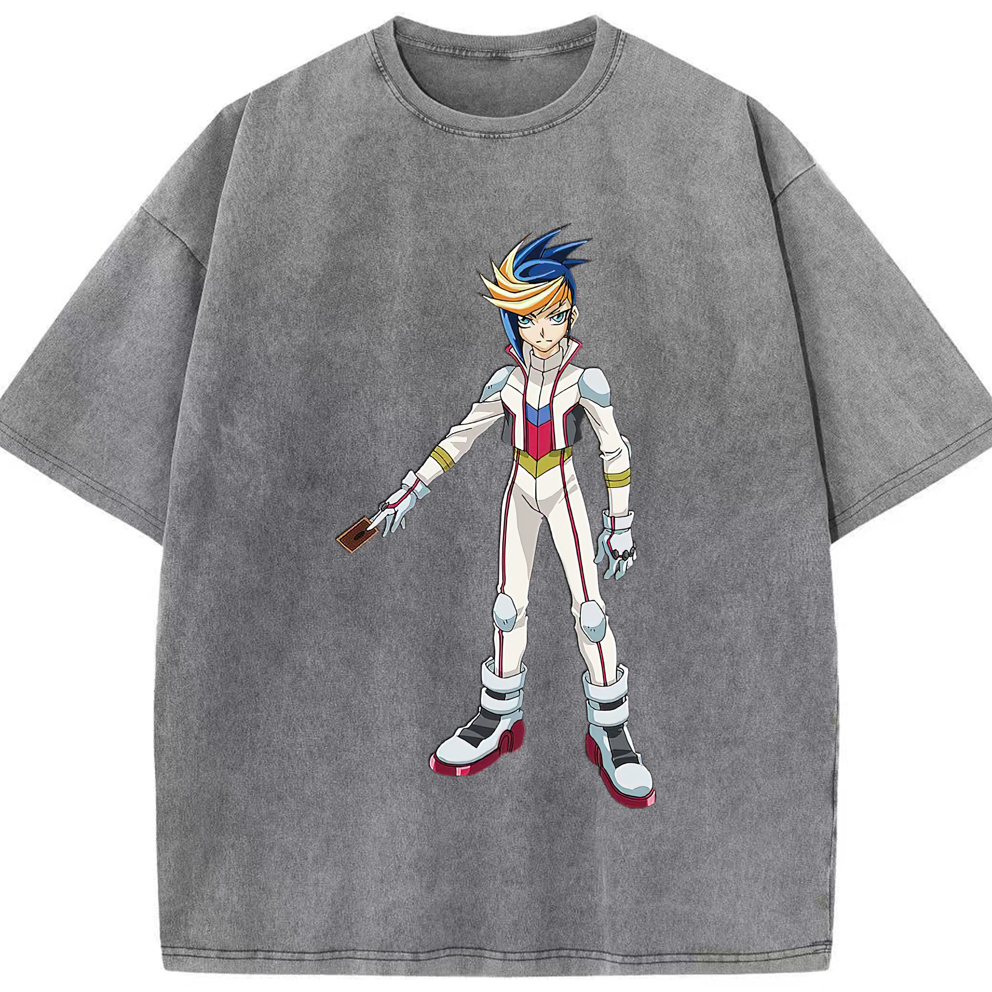 （画像用） 遊☆戯☆王 Yu-Gi-Oh! 綿100% ヴィンテージ風 半袖Tシャツ（フロントプリント）