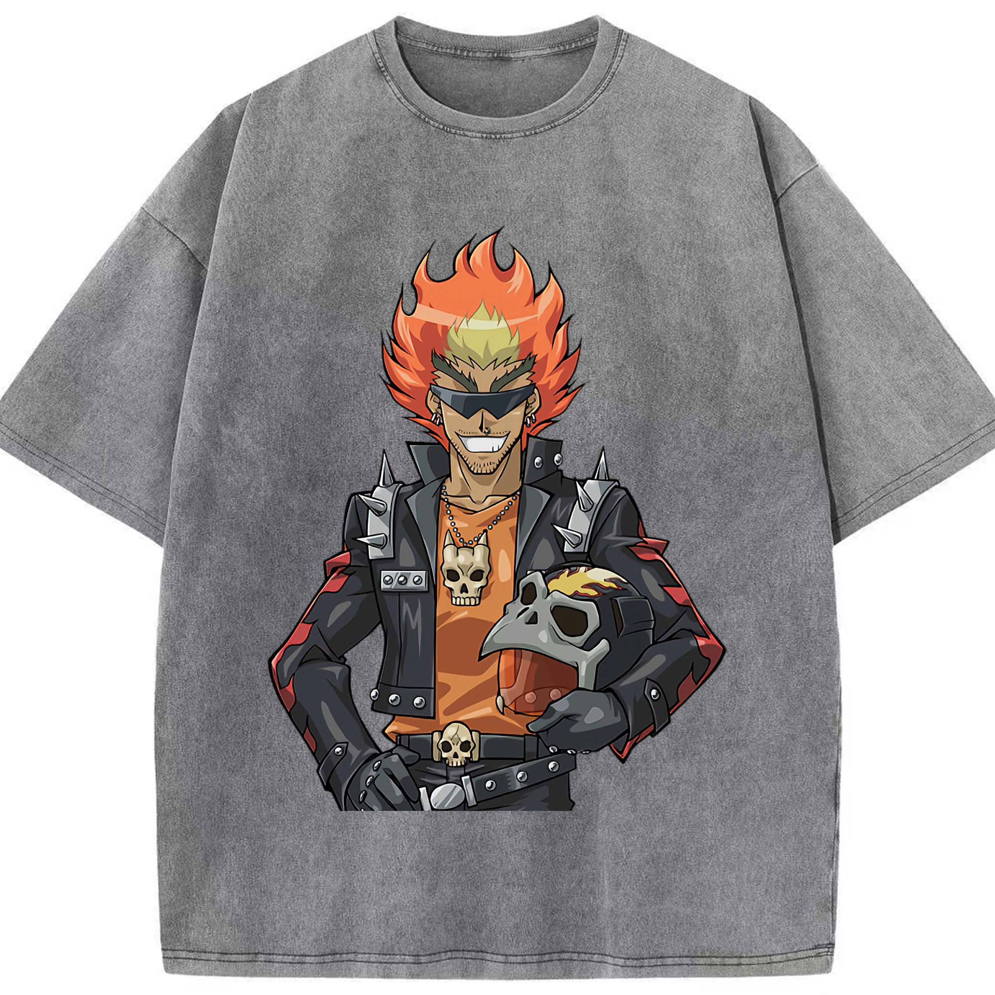 （画像用） 遊☆戯☆王 Yu-Gi-Oh! 綿100% ヴィンテージ風 半袖Tシャツ（フロントプリント）