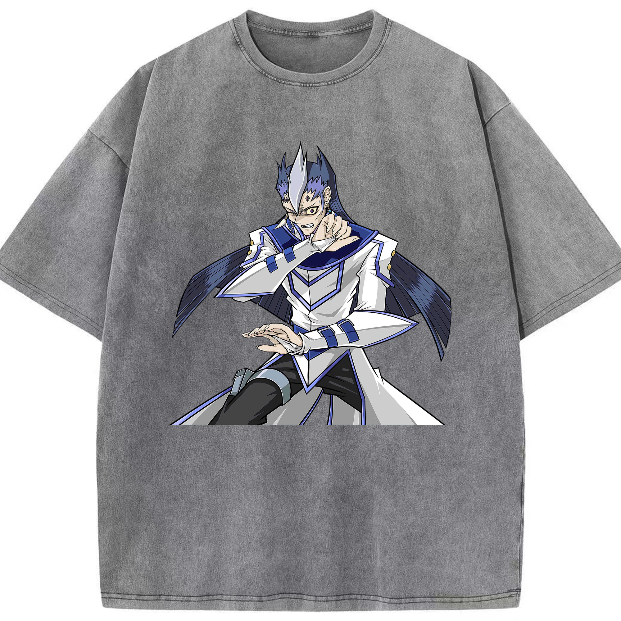 （画像用） 遊☆戯☆王 Yu-Gi-Oh! 綿100% ヴィンテージ風 半袖Tシャツ（フロントプリント）