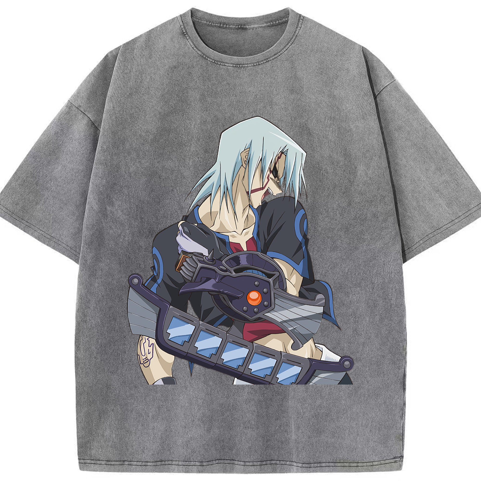 （画像用） 遊☆戯☆王 Yu-Gi-Oh! 綿100% ヴィンテージ風 半袖Tシャツ（フロントプリント）