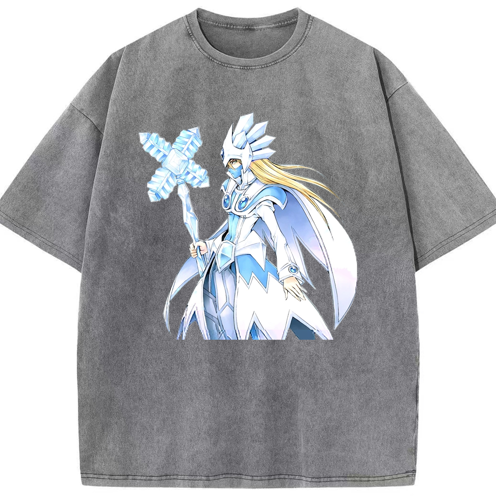 （画像用） 遊☆戯☆王 Yu-Gi-Oh! 綿100% ヴィンテージ風 半袖Tシャツ（フロントプリント）