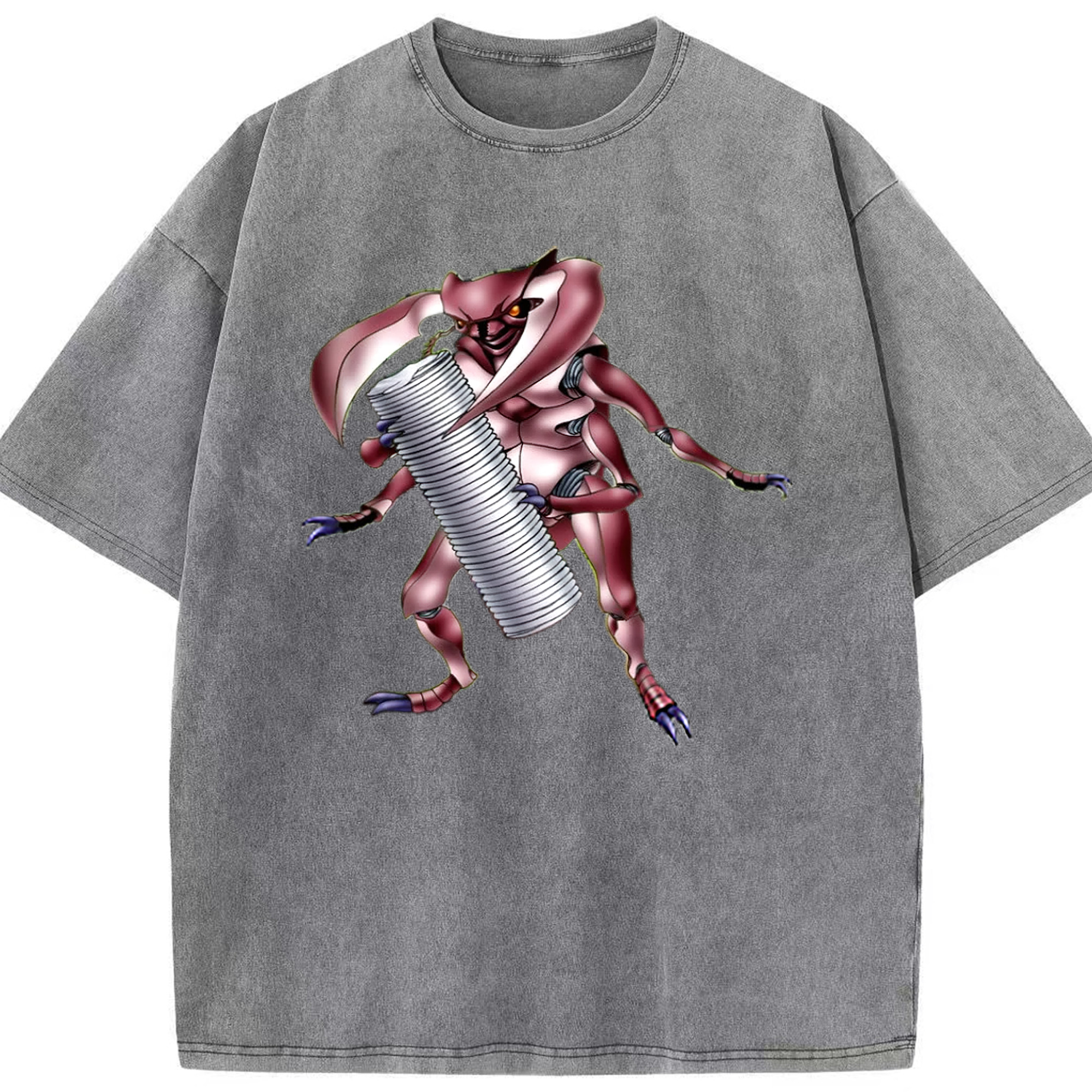 （画像用） 遊☆戯☆王 Yu-Gi-Oh! 綿100% ヴィンテージ風 半袖Tシャツ（フロントプリント）