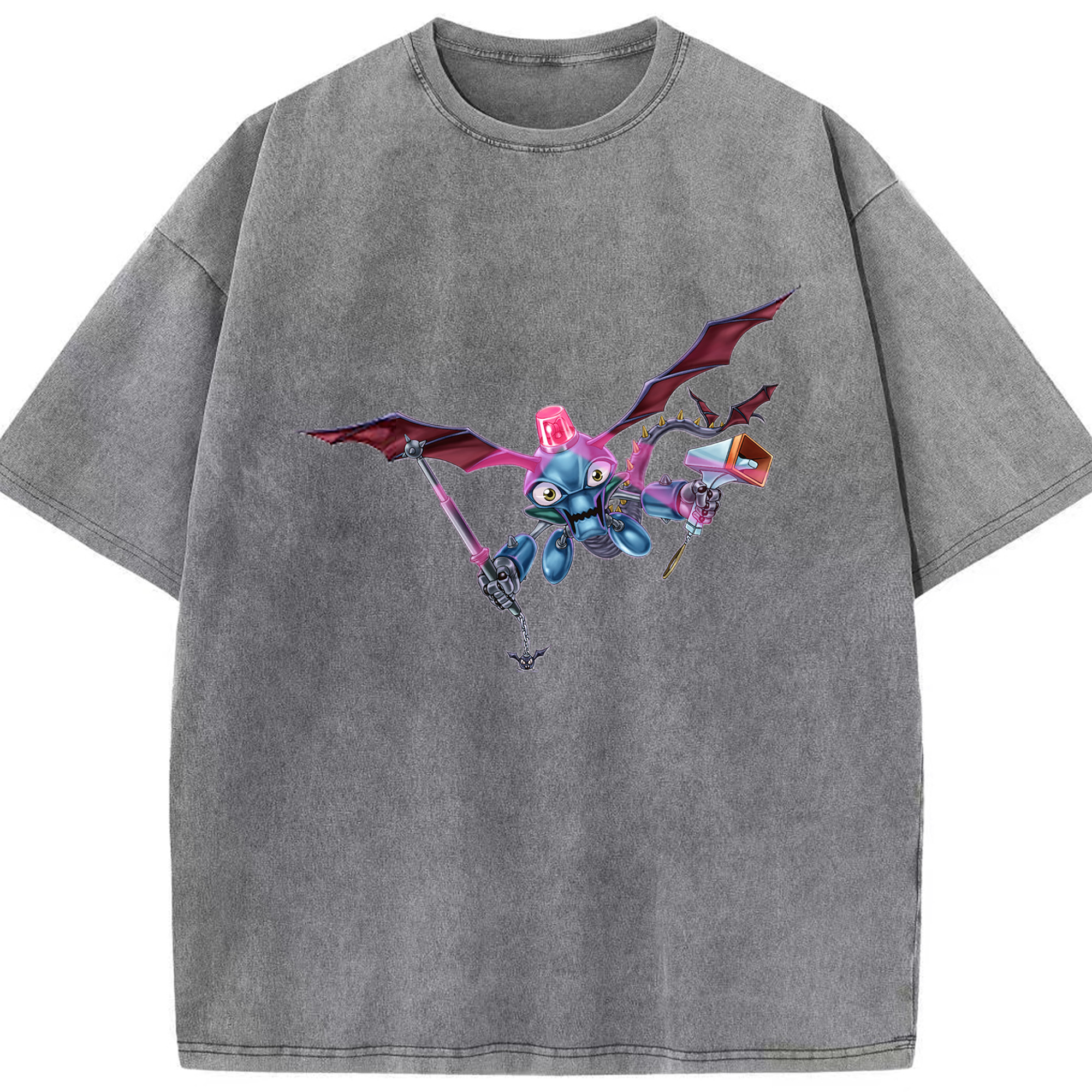 （画像用） 遊☆戯☆王 Yu-Gi-Oh! 綿100% ヴィンテージ風 半袖Tシャツ（フロントプリント）
