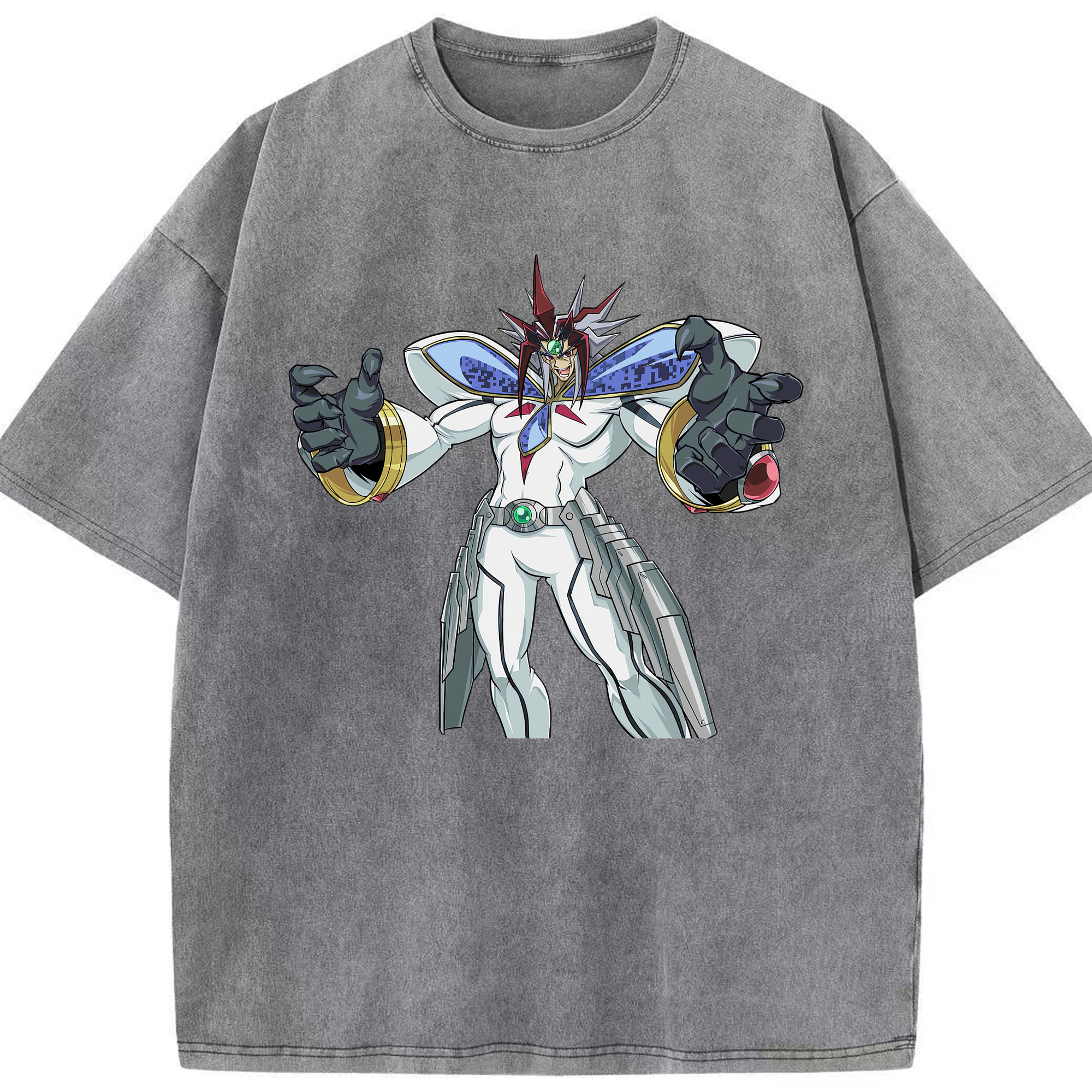 （画像用） 遊☆戯☆王 Yu-Gi-Oh! 綿100% ヴィンテージ風 半袖Tシャツ（フロントプリント）