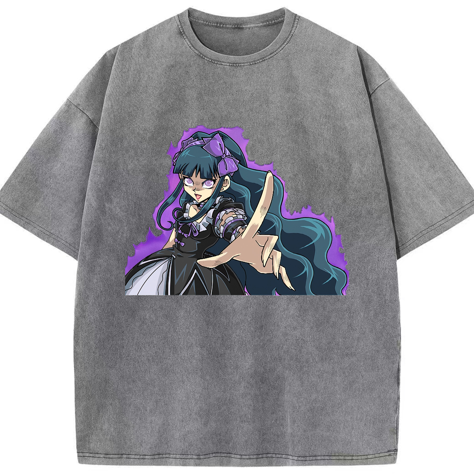 （画像用） 遊☆戯☆王 Yu-Gi-Oh! 綿100% ヴィンテージ風 半袖Tシャツ（フロントプリント）