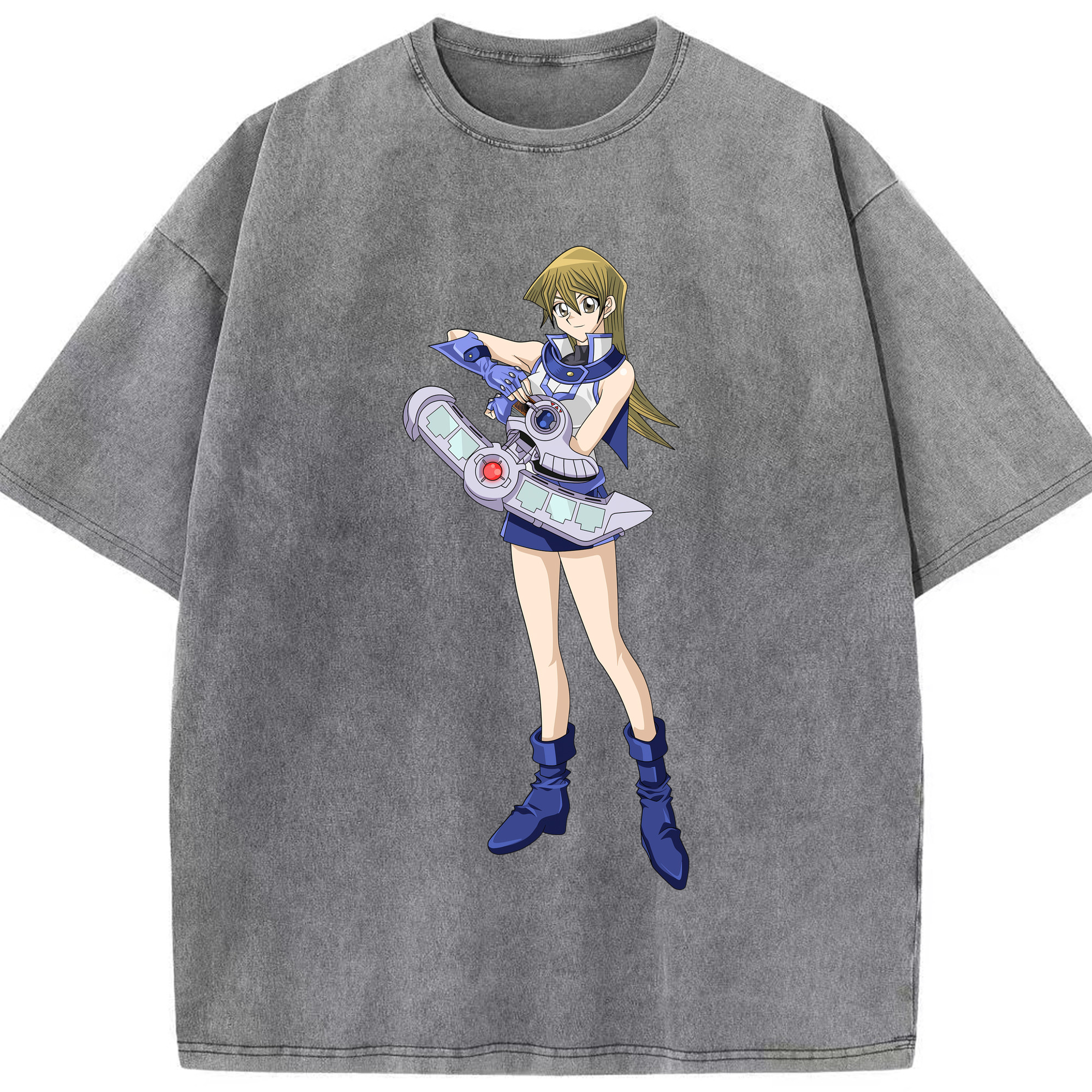 （画像用） 遊☆戯☆王 Yu-Gi-Oh! 綿100% ヴィンテージ風 半袖Tシャツ（フロントプリント）