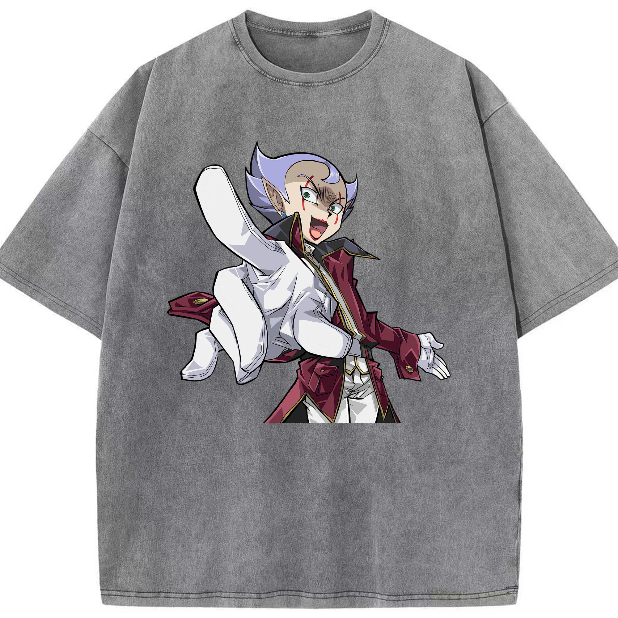 （画像用） 遊☆戯☆王 Yu-Gi-Oh! 綿100% ヴィンテージ風 半袖Tシャツ（フロントプリント）