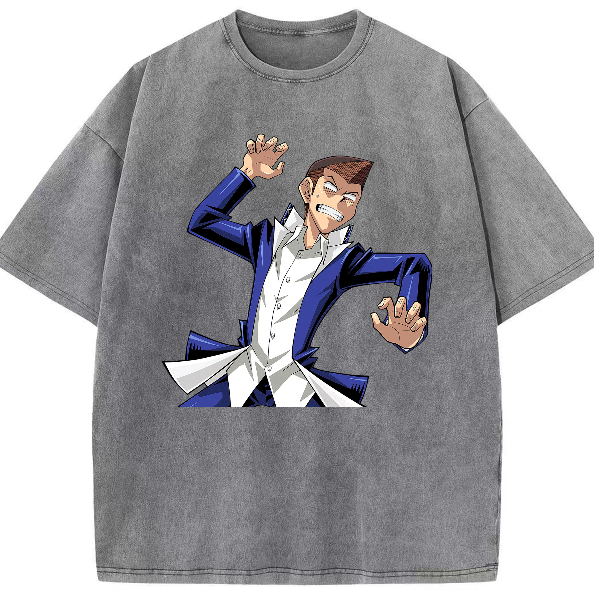 （画像用） 遊☆戯☆王 Yu-Gi-Oh! 綿100% ヴィンテージ風 半袖Tシャツ（フロントプリント）