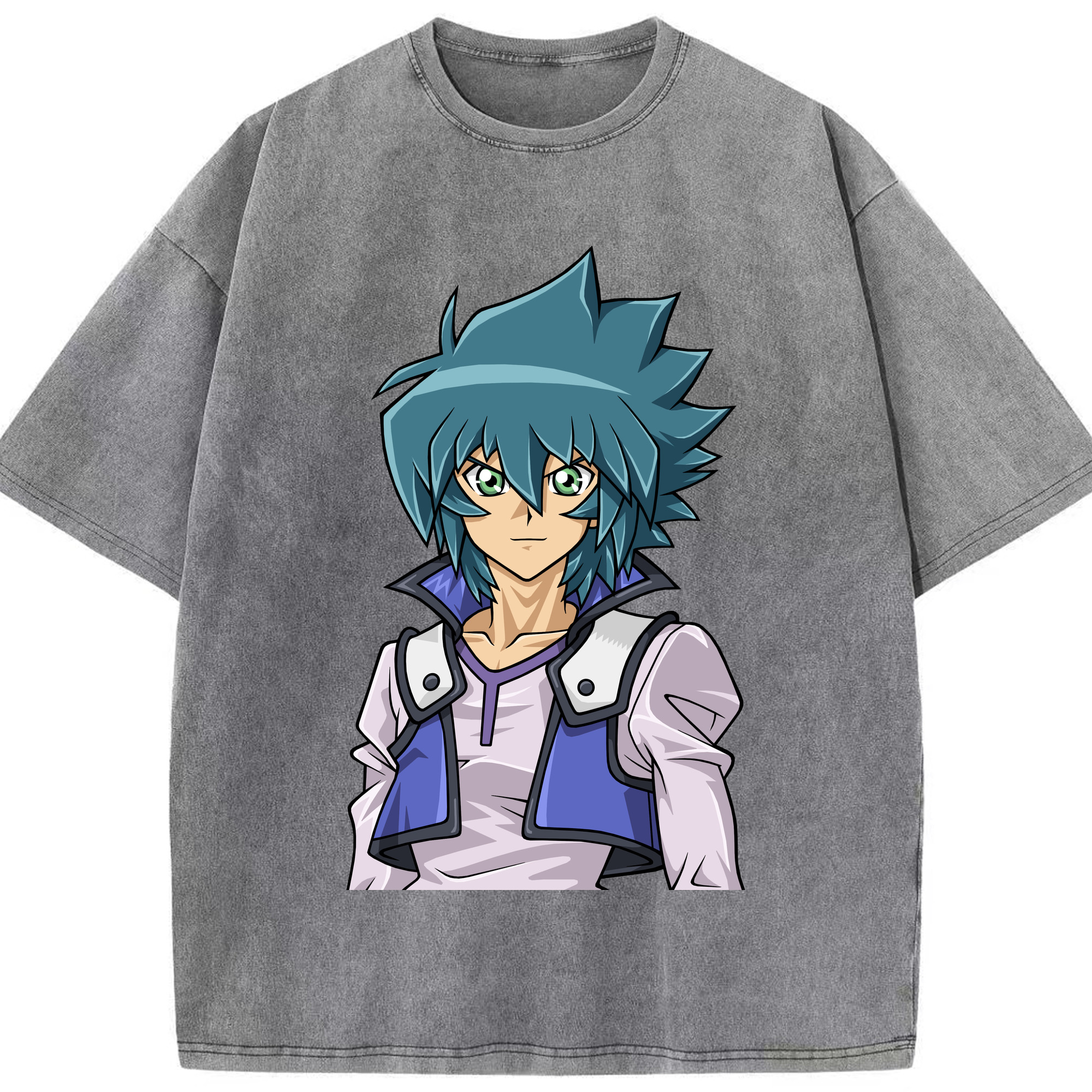 （画像用） 遊☆戯☆王 Yu-Gi-Oh! 綿100% ヴィンテージ風 半袖Tシャツ（フロントプリント）