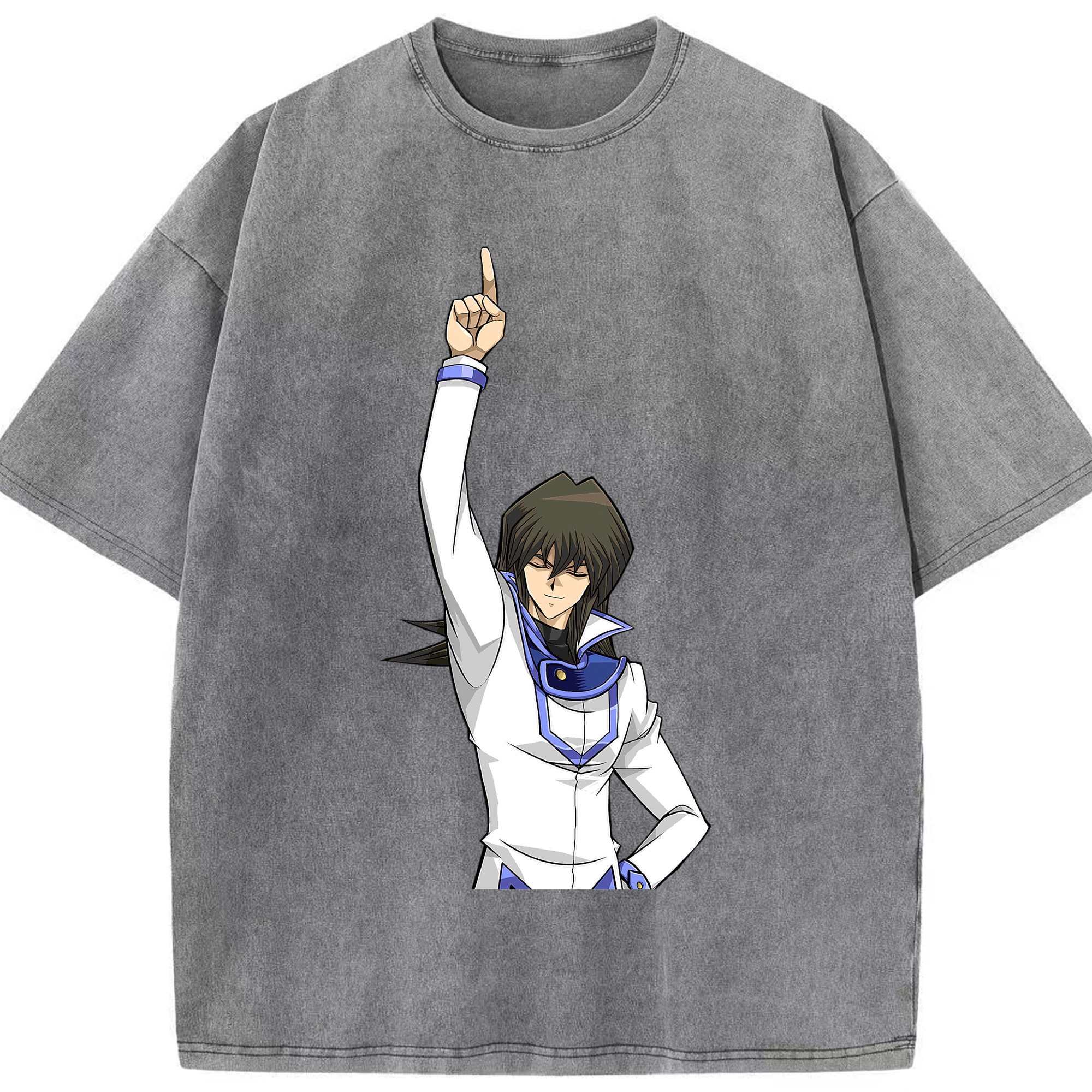（画像用） 遊☆戯☆王 Yu-Gi-Oh! 綿100% ヴィンテージ風 半袖Tシャツ（フロントプリント）