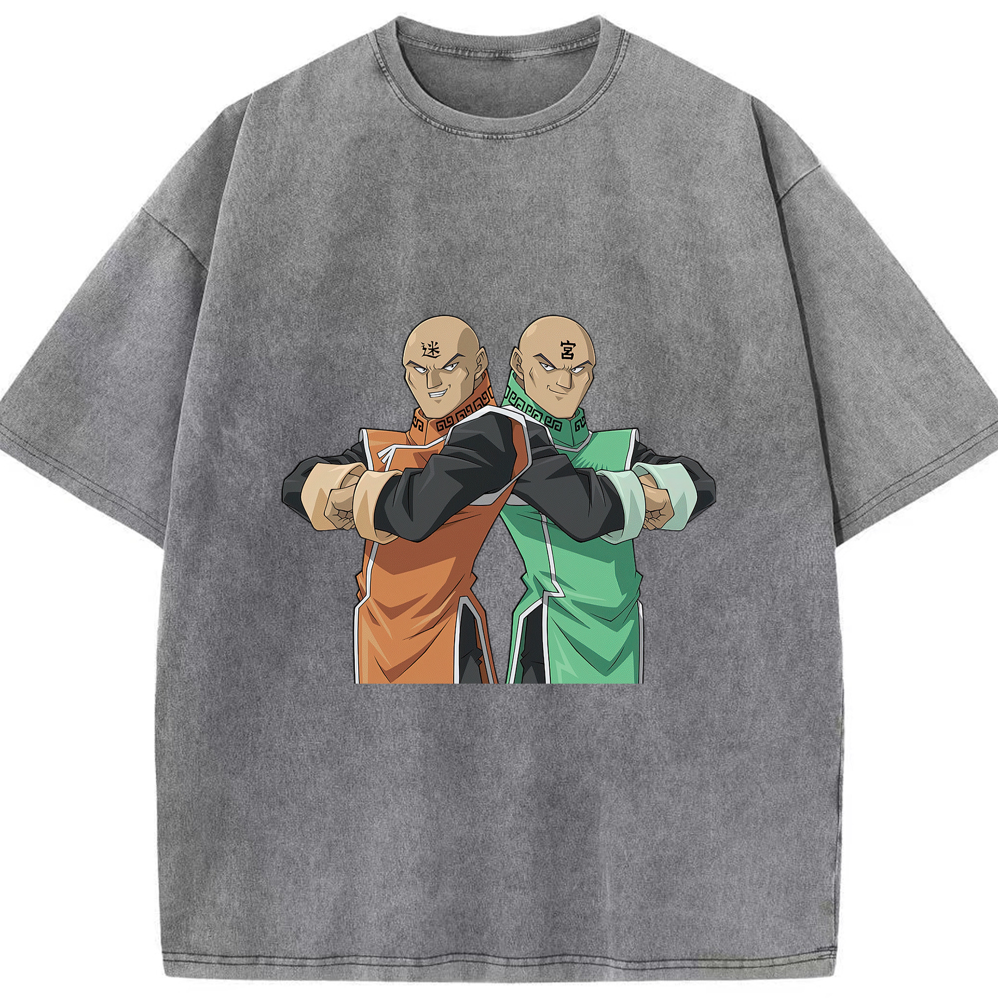 （画像用） 遊☆戯☆王 Yu-Gi-Oh! 綿100% ヴィンテージ風 半袖Tシャツ（フロントプリント）