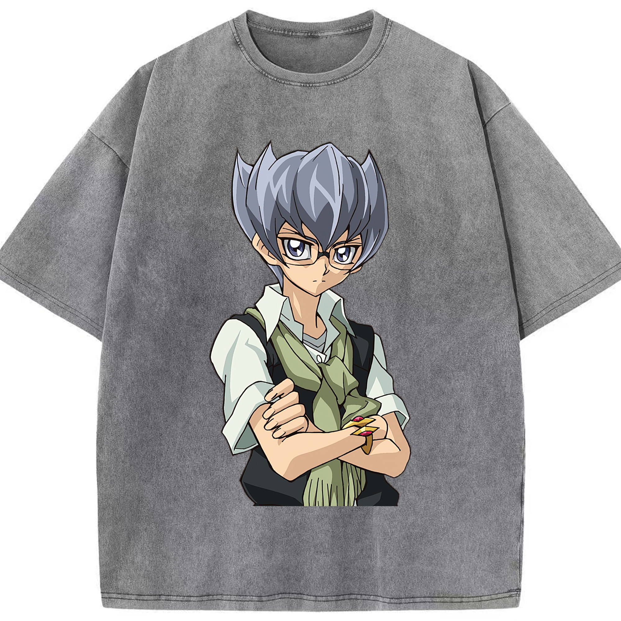 （画像用） 遊☆戯☆王 Yu-Gi-Oh! 綿100% ヴィンテージ風 半袖Tシャツ（フロントプリント）