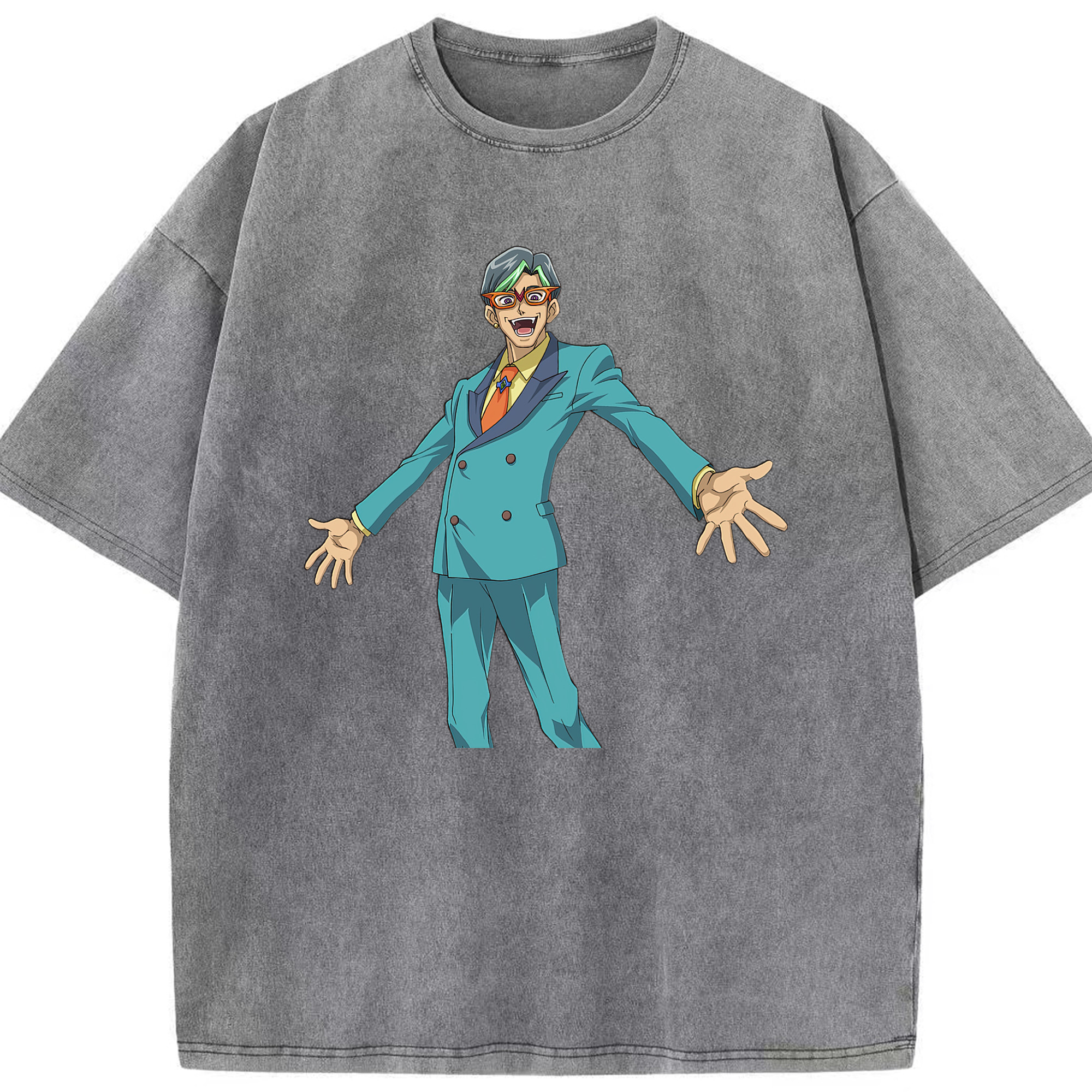 （画像用） 遊☆戯☆王 Yu-Gi-Oh! 綿100% ヴィンテージ風 半袖Tシャツ（フロントプリント）