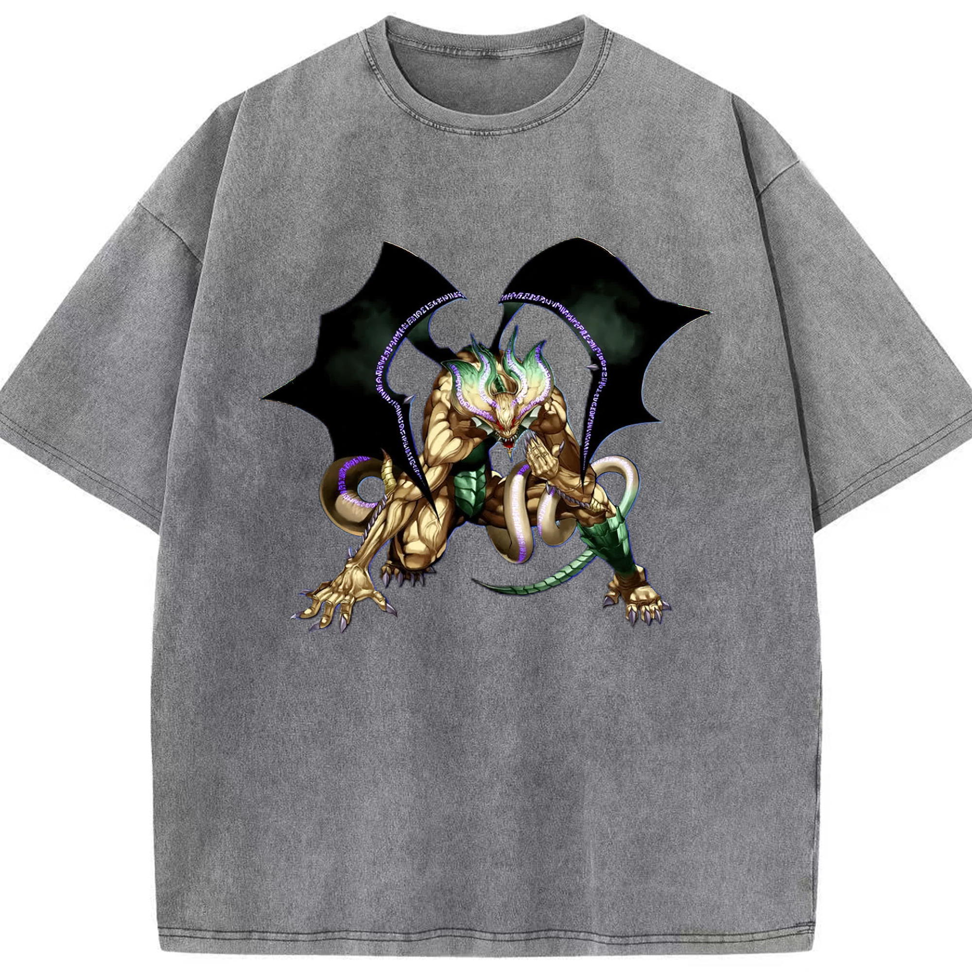 （画像用） 遊☆戯☆王 Yu-Gi-Oh! 綿100% ヴィンテージ風 半袖Tシャツ（フロントプリント）
