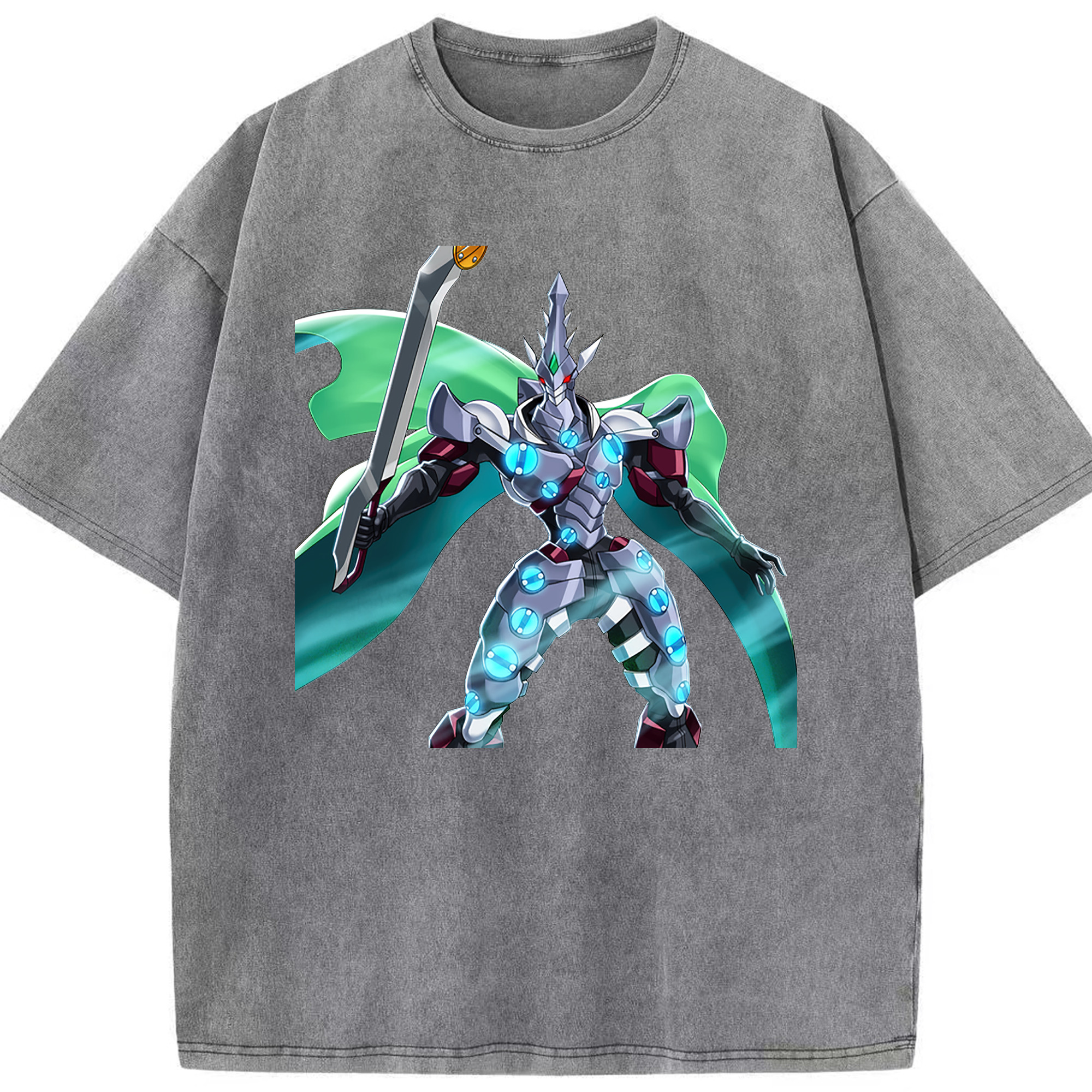 （画像用） 遊☆戯☆王 Yu-Gi-Oh! 綿100% ヴィンテージ風 半袖Tシャツ（フロントプリント）