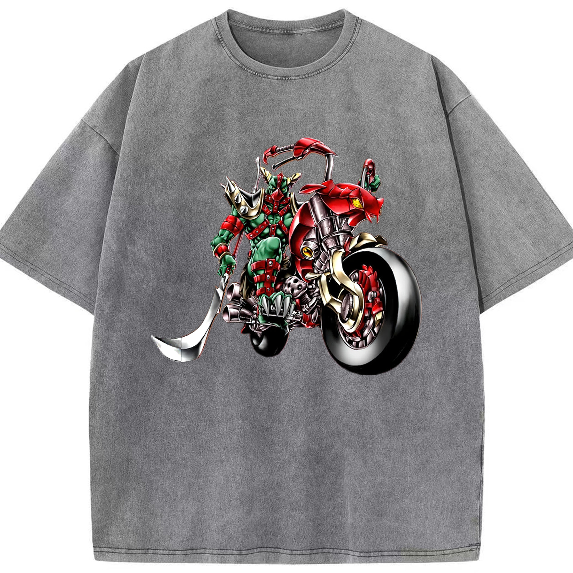 （画像用） 遊☆戯☆王 Yu-Gi-Oh! 綿100% ヴィンテージ風 半袖Tシャツ（フロントプリント）