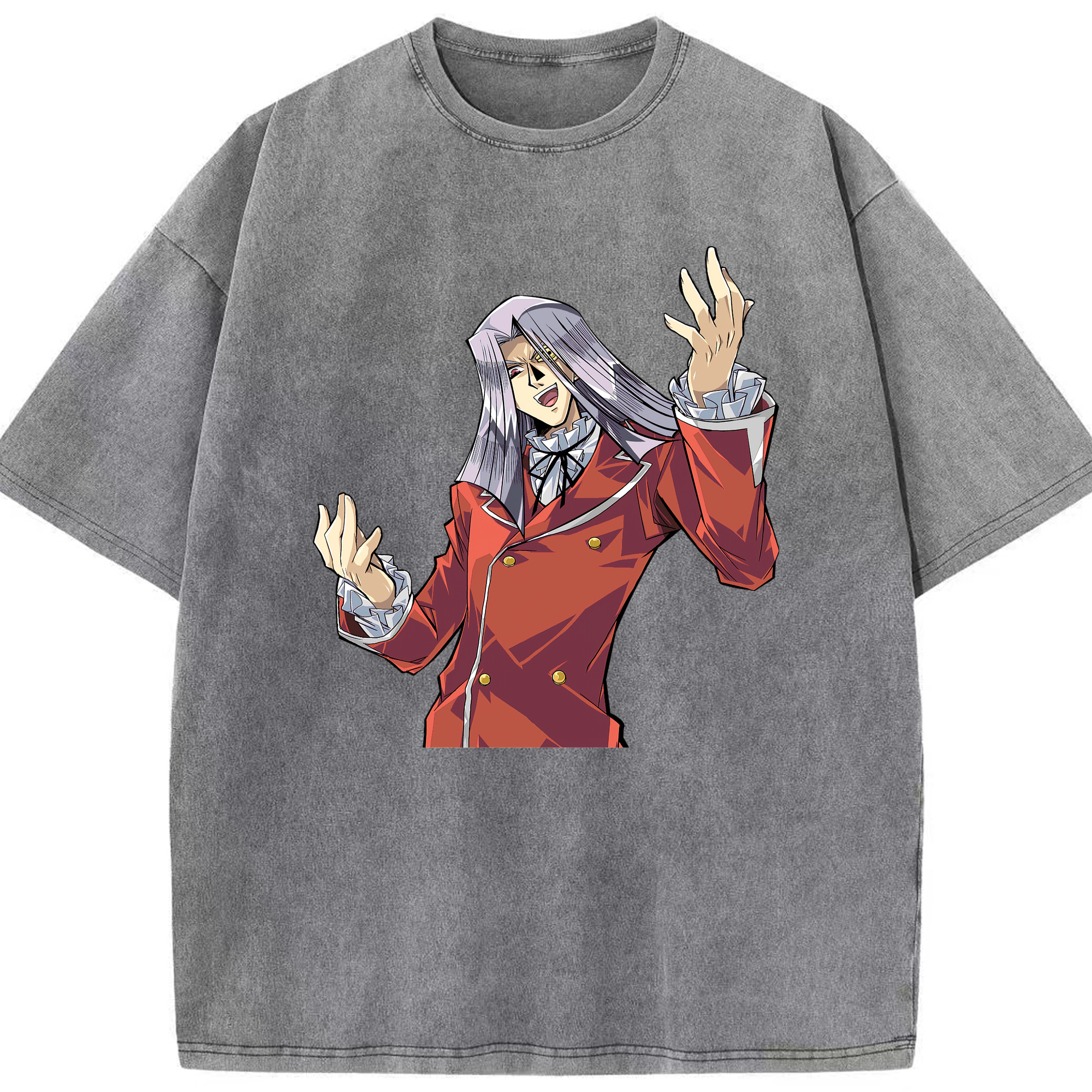 （画像用） 遊☆戯☆王 Yu-Gi-Oh! 綿100% ヴィンテージ風 半袖Tシャツ（フロントプリント）