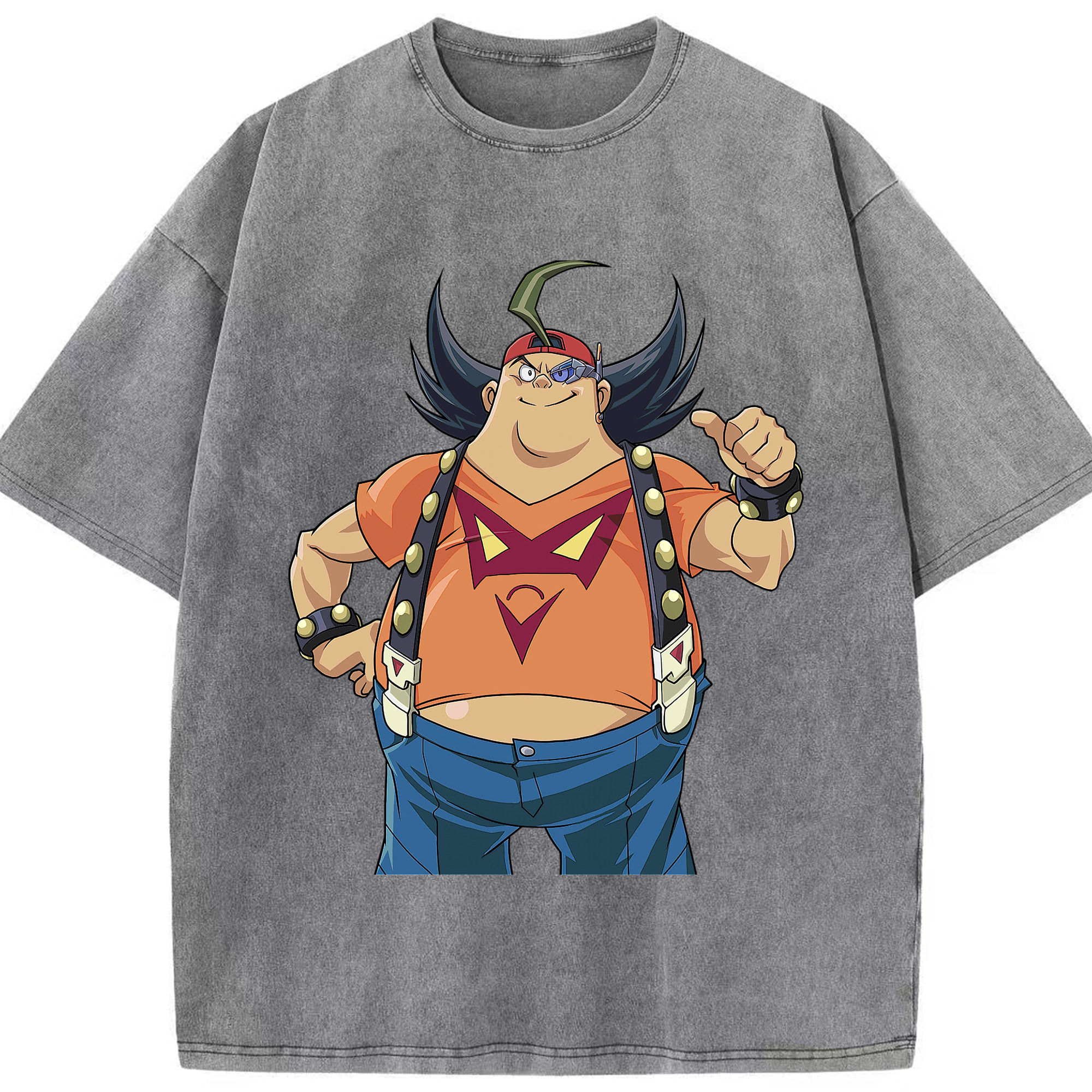 （画像用） 遊☆戯☆王 Yu-Gi-Oh! 綿100% ヴィンテージ風 半袖Tシャツ（フロントプリント）