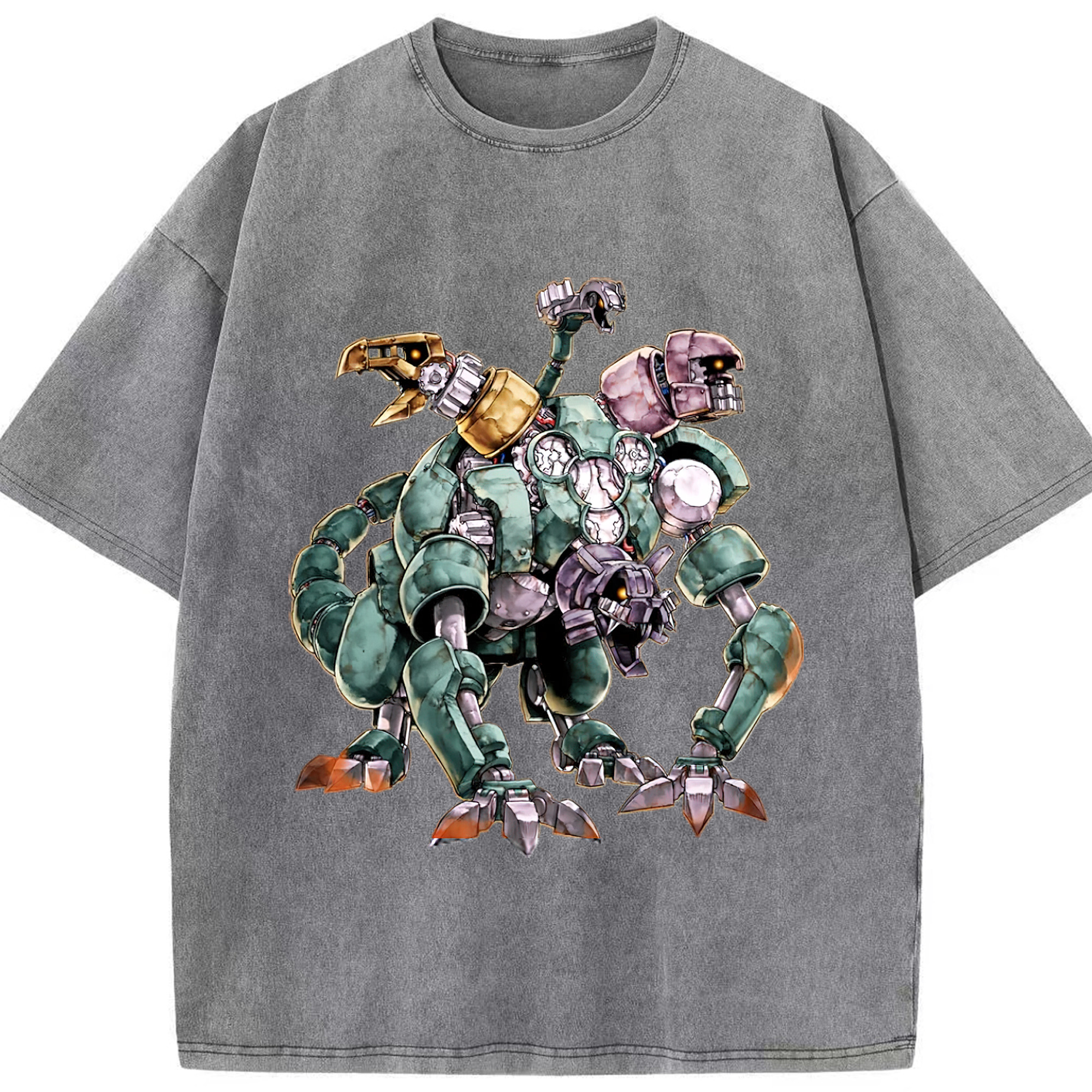 （画像用） 遊☆戯☆王 Yu-Gi-Oh! 綿100% ヴィンテージ風 半袖Tシャツ（フロントプリント）