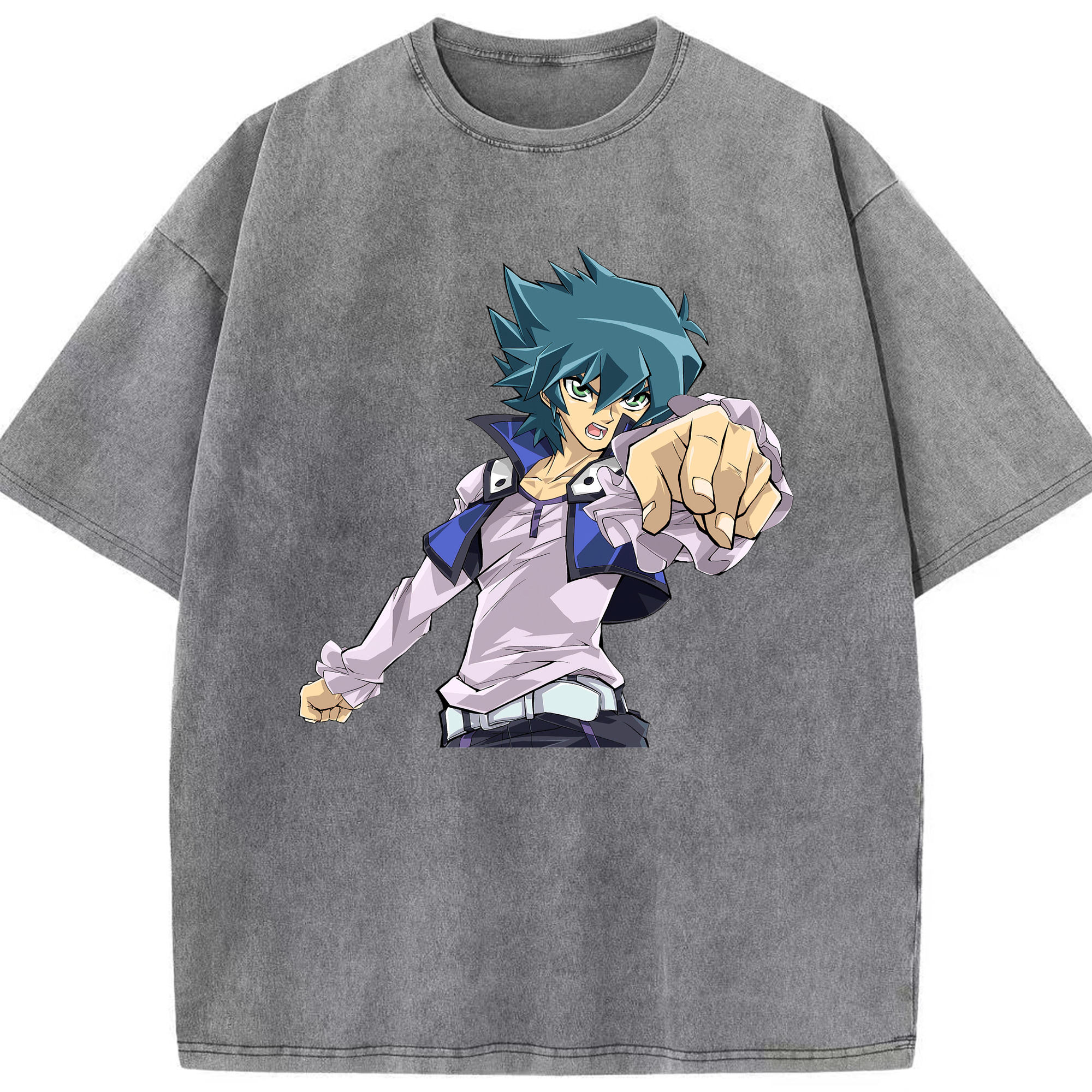 （画像用） 遊☆戯☆王 Yu-Gi-Oh! 綿100% ヴィンテージ風 半袖Tシャツ（フロントプリント）