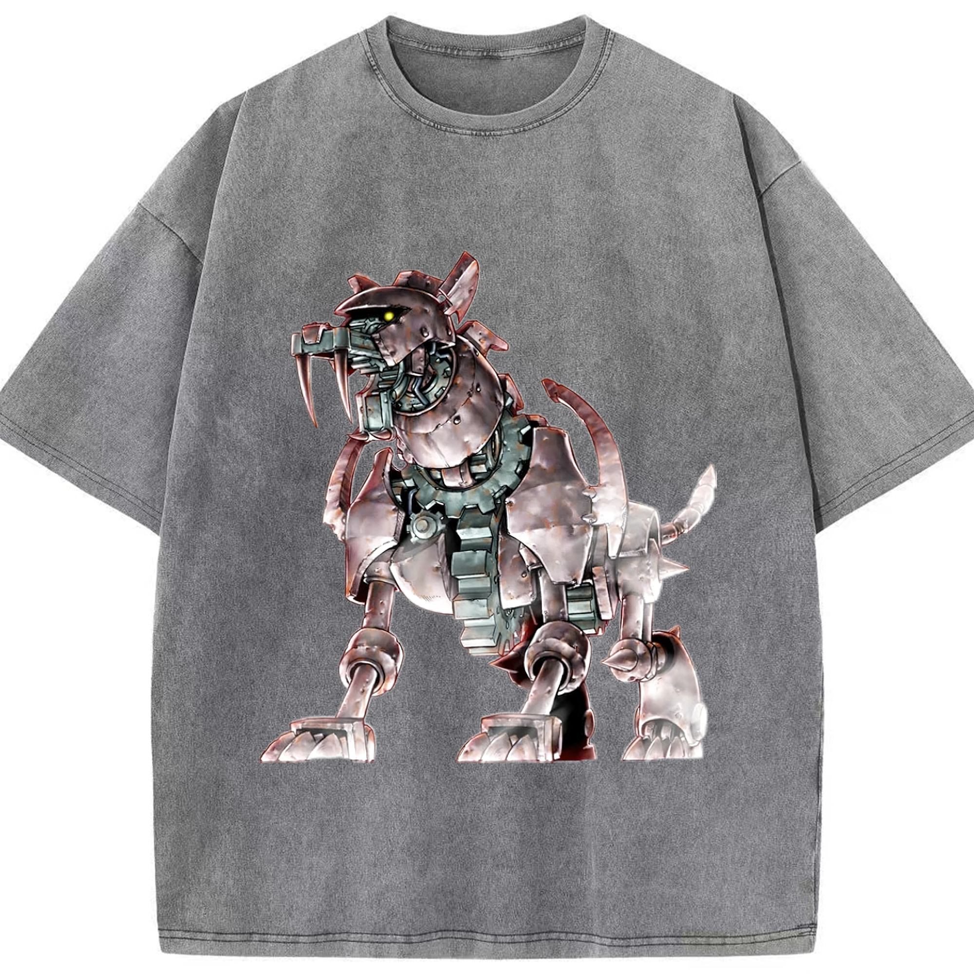 （画像用） 遊☆戯☆王 Yu-Gi-Oh! 綿100% ヴィンテージ風 半袖Tシャツ（フロントプリント）