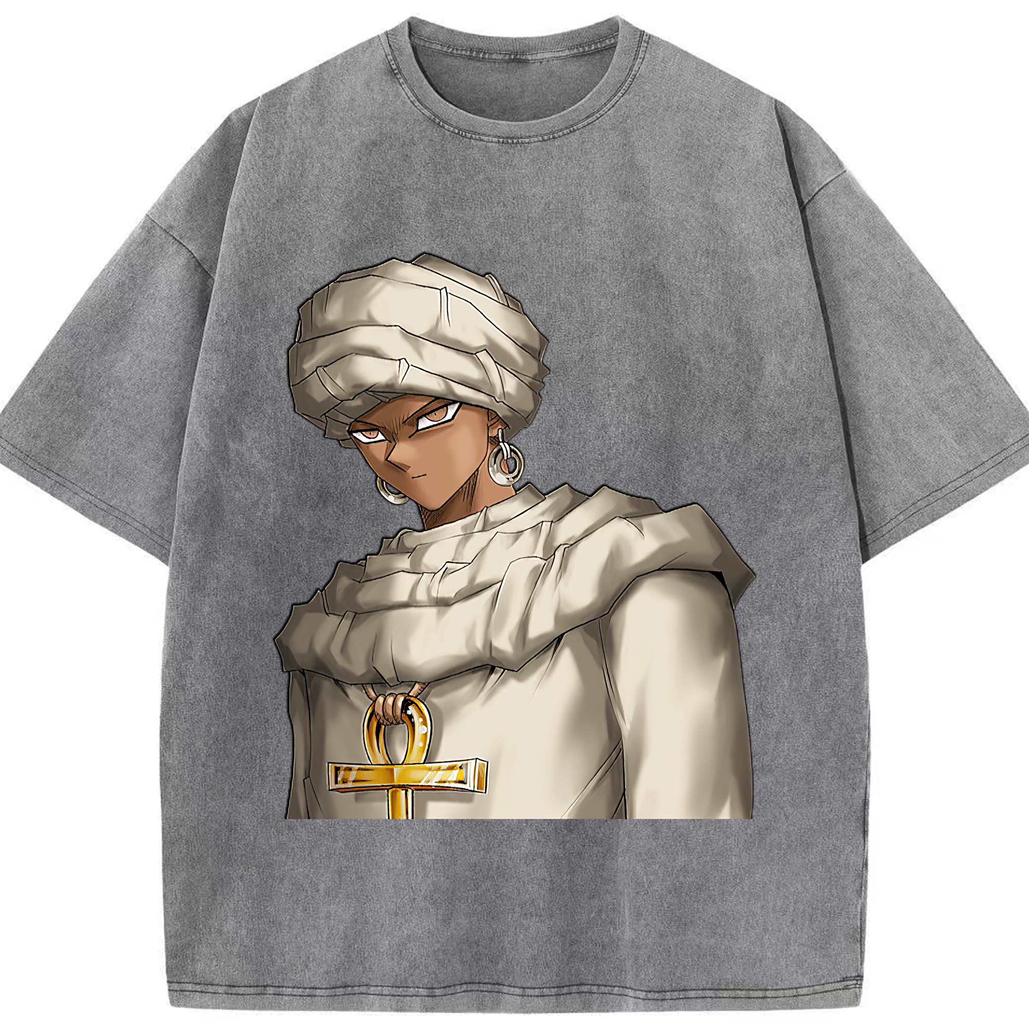 （画像用） 遊☆戯☆王 Yu-Gi-Oh! 綿100% ヴィンテージ風 半袖Tシャツ（フロントプリント）