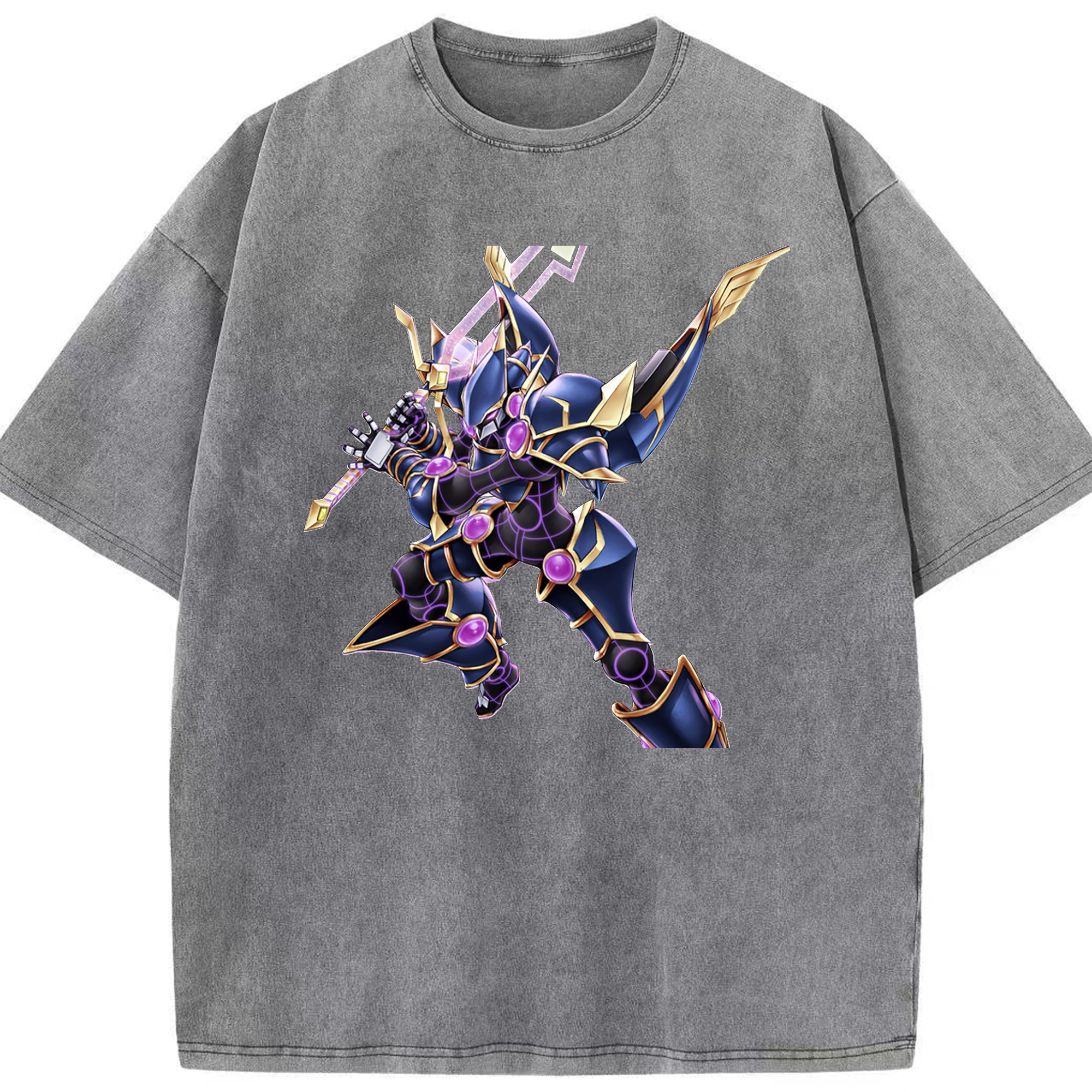 （画像用） 遊☆戯☆王 Yu-Gi-Oh! 綿100% ヴィンテージ風 半袖Tシャツ（フロントプリント）