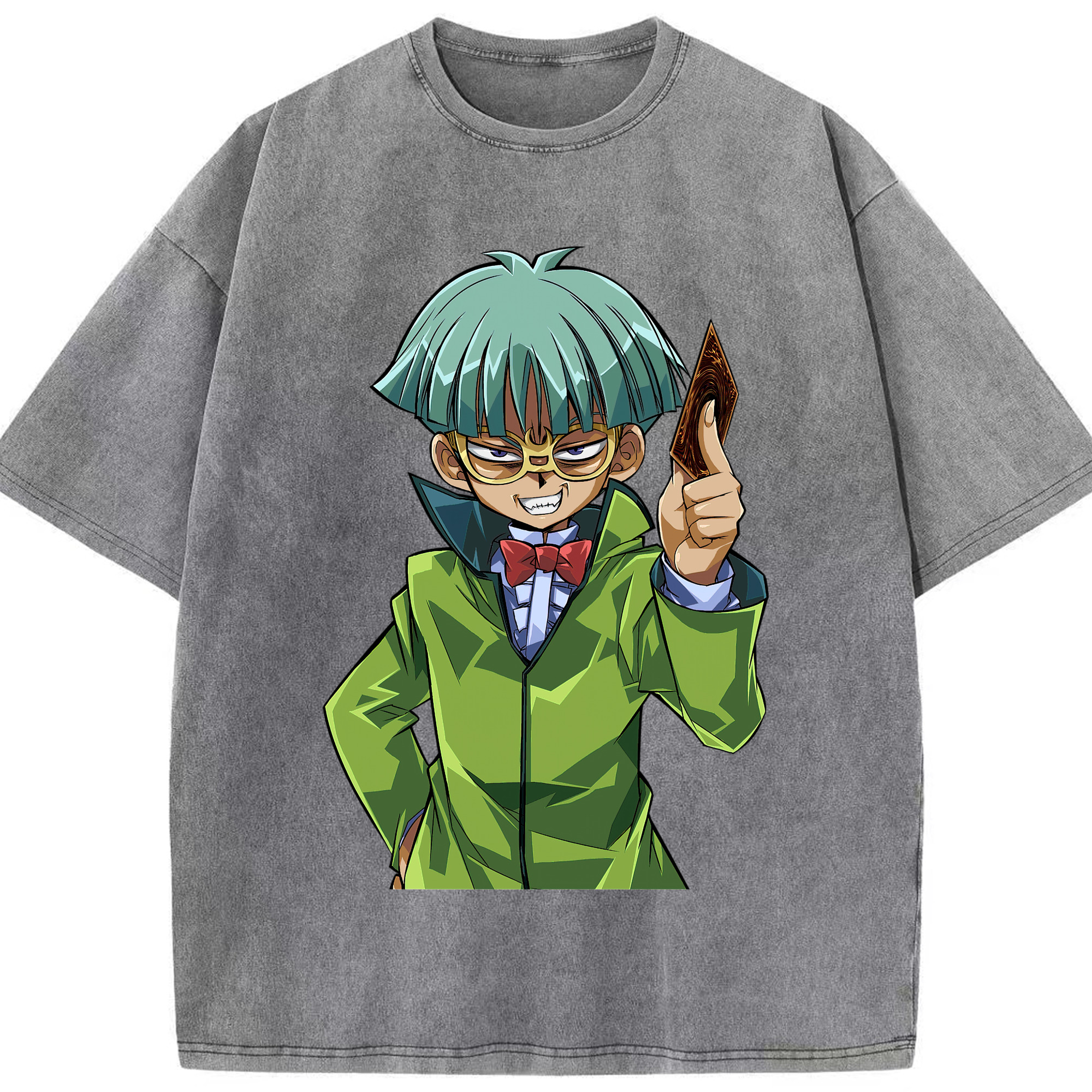 （画像用） 遊☆戯☆王 Yu-Gi-Oh! 綿100% ヴィンテージ風 半袖Tシャツ（フロントプリント）