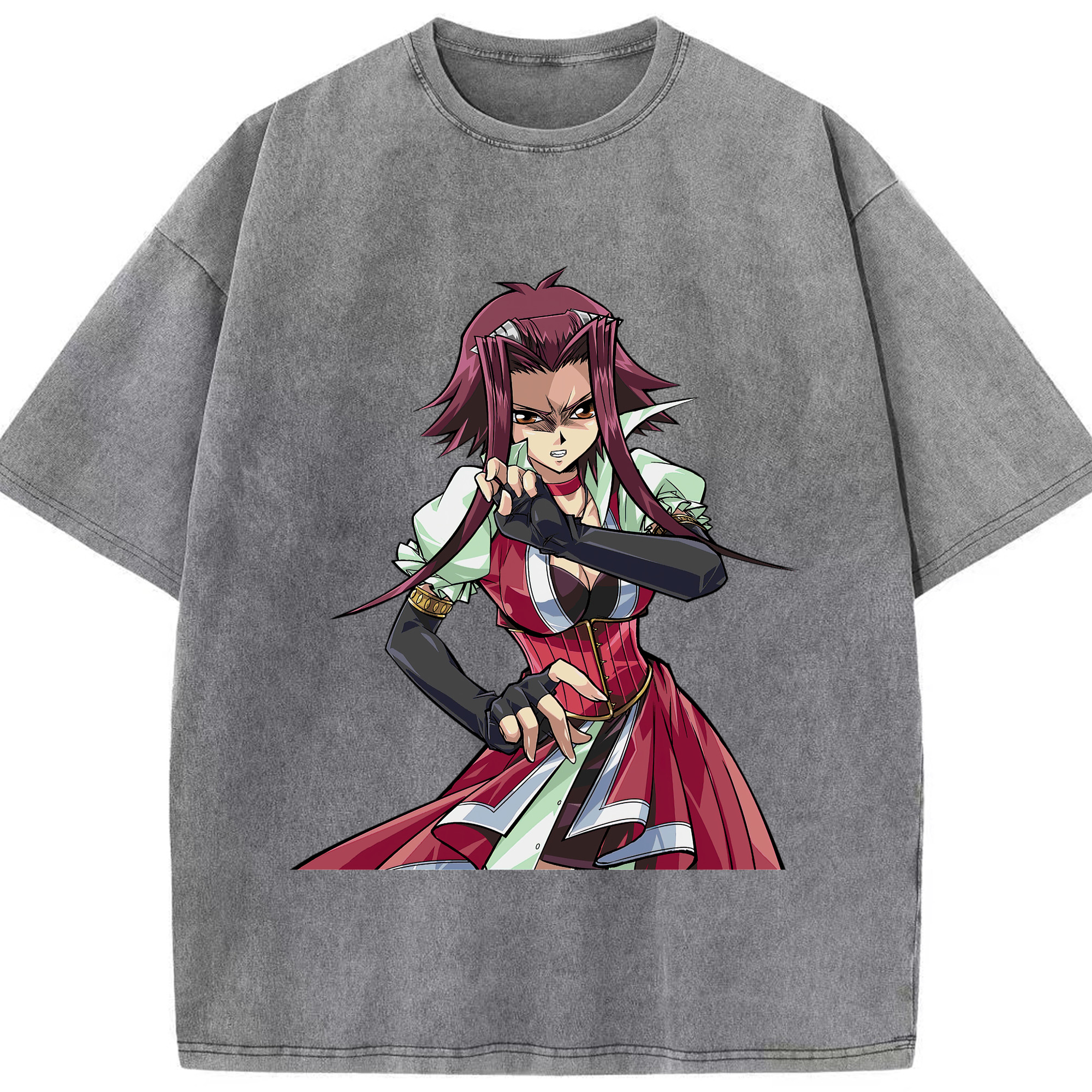 （画像用） 遊☆戯☆王 Yu-Gi-Oh! 綿100% ヴィンテージ風 半袖Tシャツ（フロントプリント）