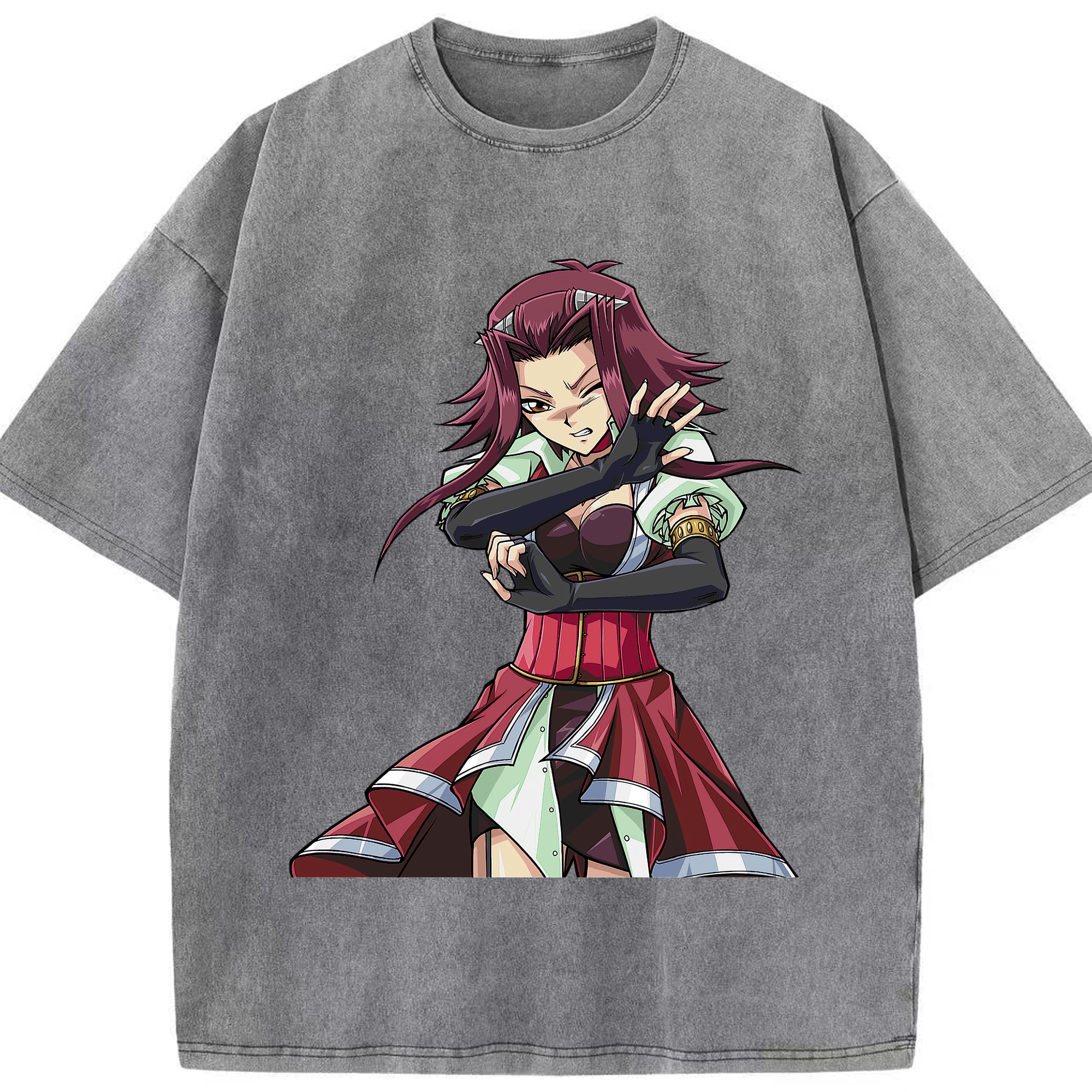 （画像用） 遊☆戯☆王 Yu-Gi-Oh! 綿100% ヴィンテージ風 半袖Tシャツ（フロントプリント）