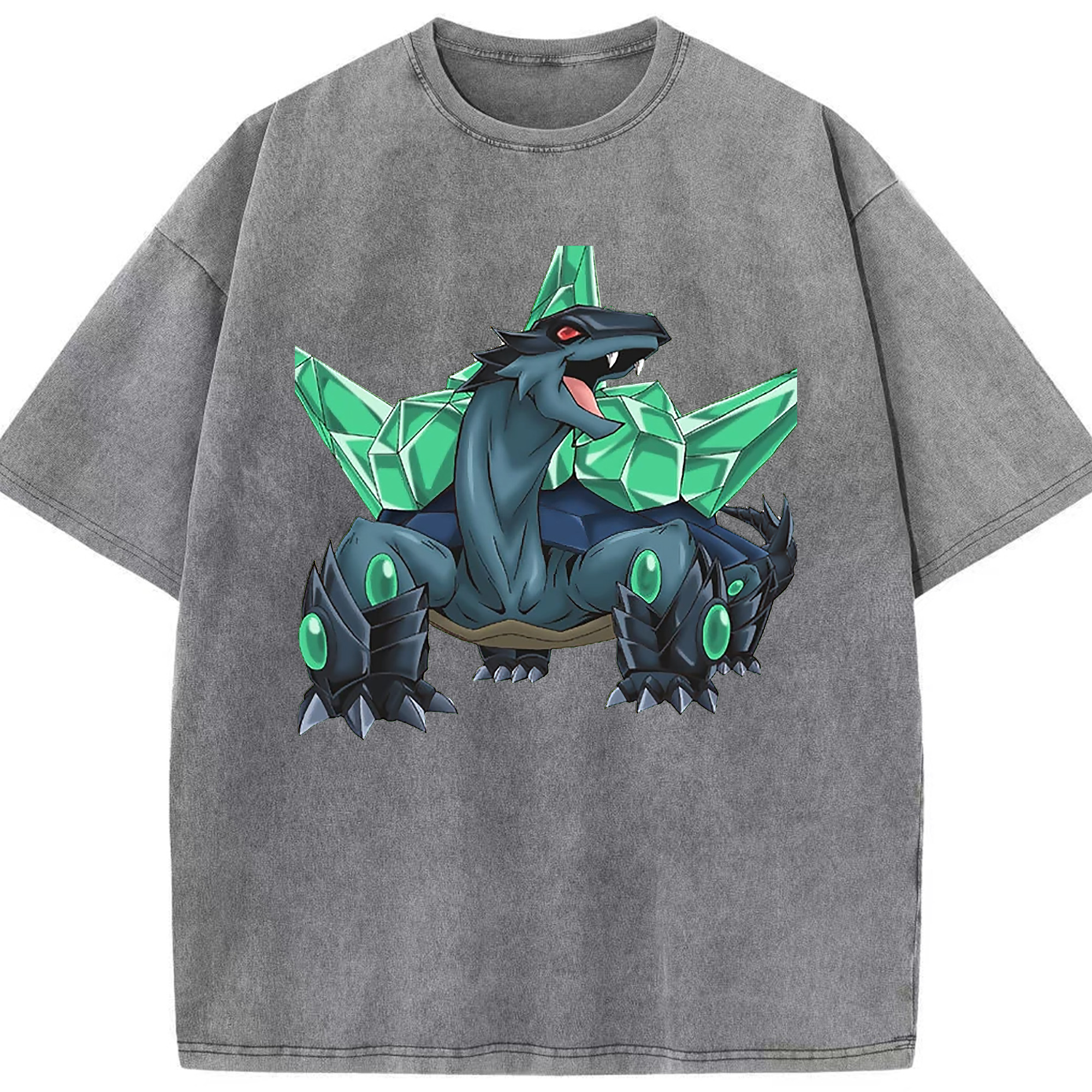 （画像用） 遊☆戯☆王 Yu-Gi-Oh! 綿100% ヴィンテージ風 半袖Tシャツ（フロントプリント）