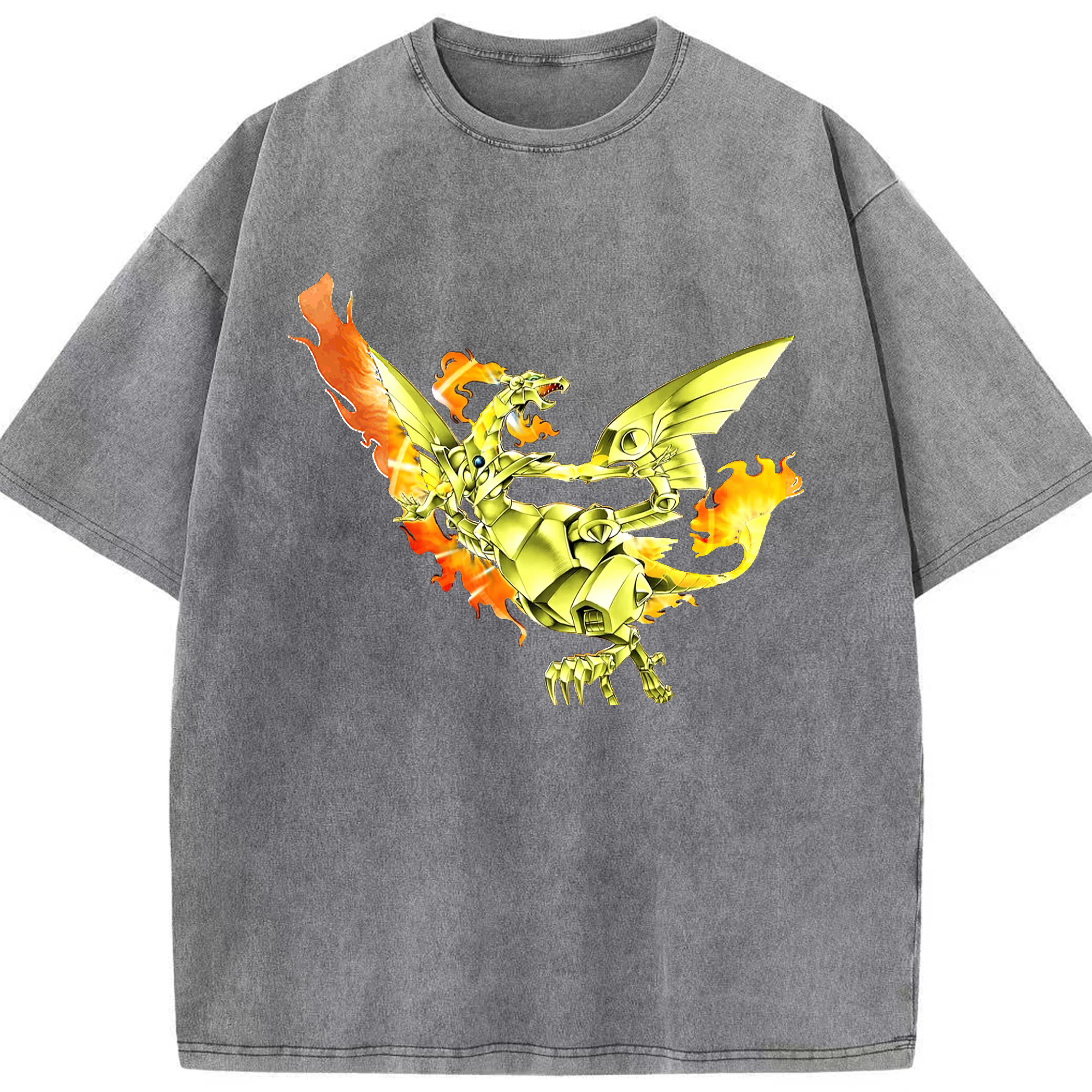 （画像用） 遊☆戯☆王 Yu-Gi-Oh! 綿100% ヴィンテージ風 半袖Tシャツ（フロントプリント）
