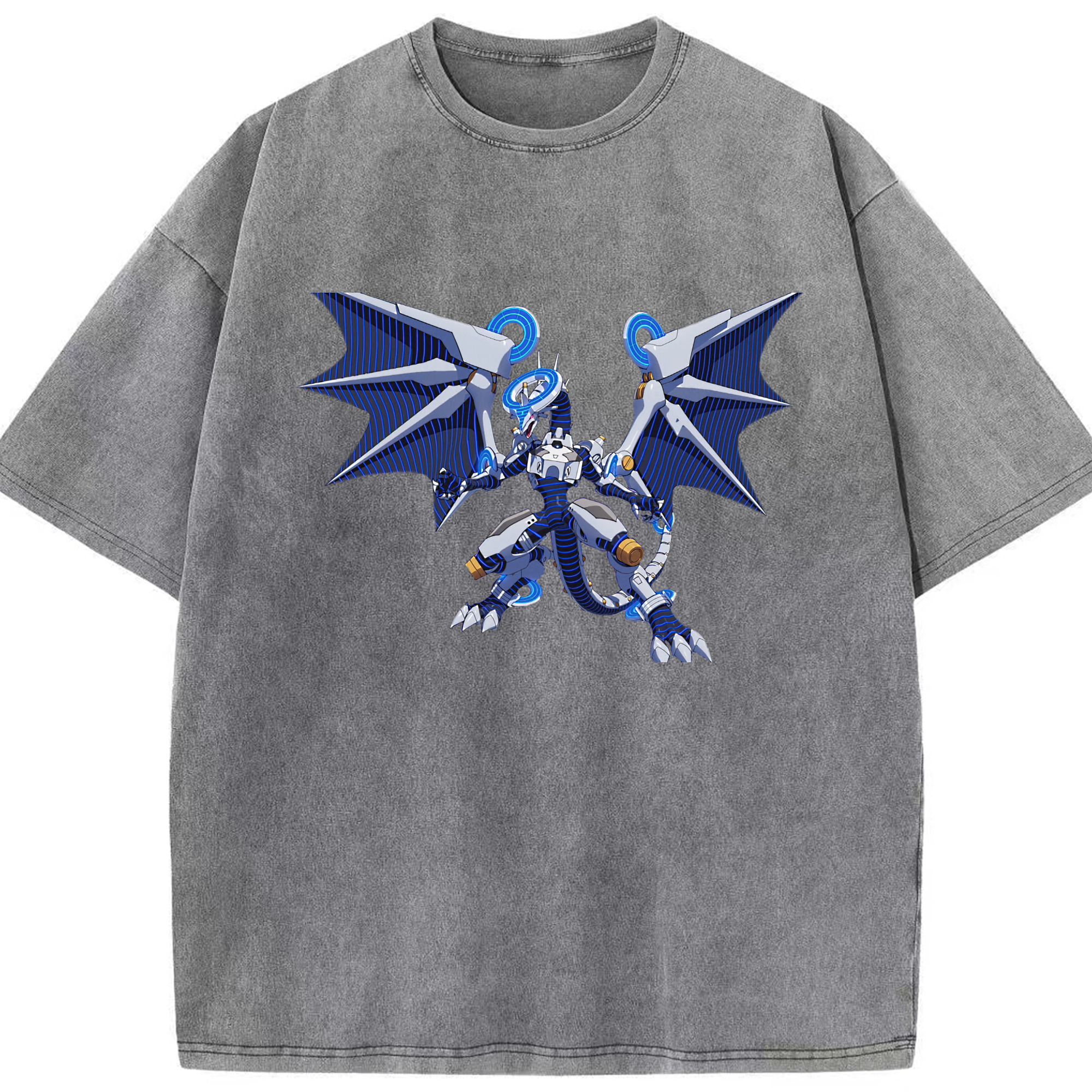 （画像用） 遊☆戯☆王 Yu-Gi-Oh! 綿100% ヴィンテージ風 半袖Tシャツ（フロントプリント）