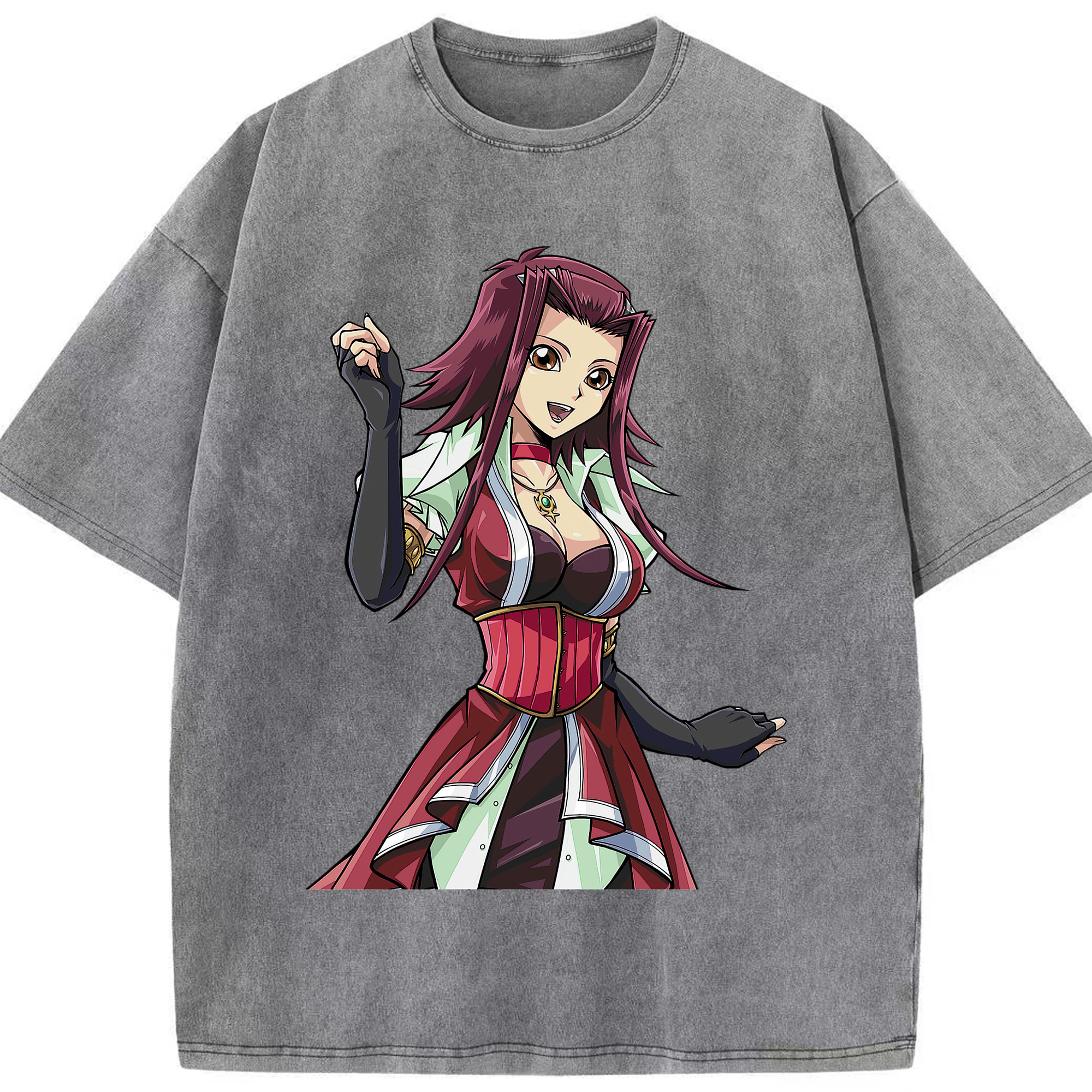 （画像用） 遊☆戯☆王 Yu-Gi-Oh! 綿100% ヴィンテージ風 半袖Tシャツ（フロントプリント）