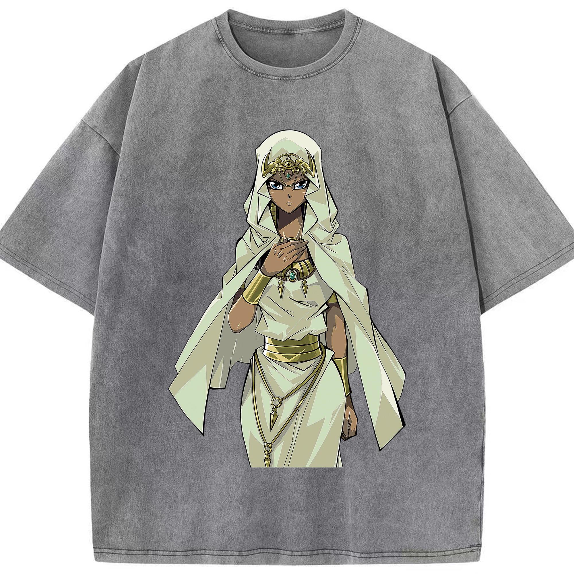 （画像用） 遊☆戯☆王 Yu-Gi-Oh! 綿100% ヴィンテージ風 半袖Tシャツ（フロントプリント）