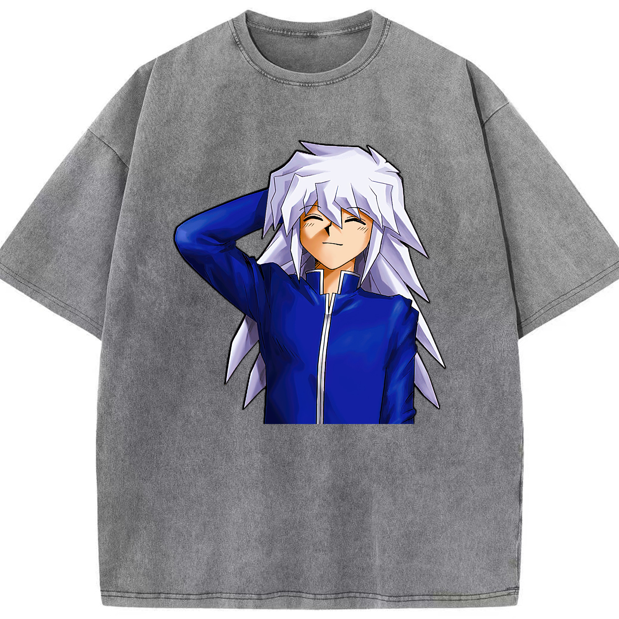 （画像用） 遊☆戯☆王 Yu-Gi-Oh! 綿100% ヴィンテージ風 半袖Tシャツ（フロントプリント）