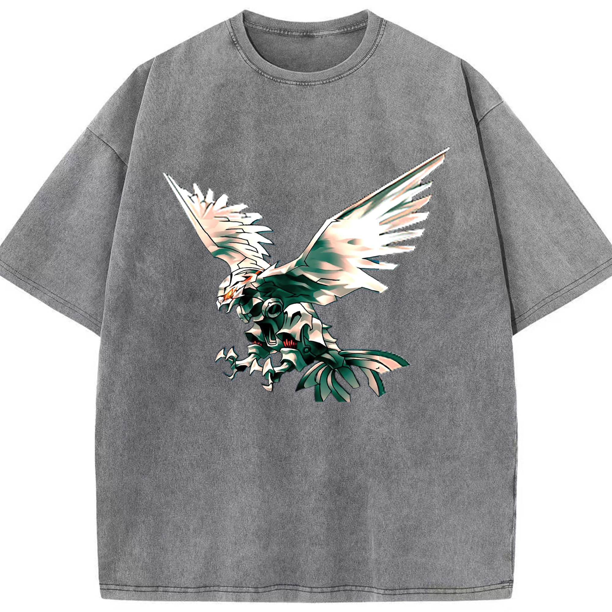 （画像用） 遊☆戯☆王 Yu-Gi-Oh! 綿100% ヴィンテージ風 半袖Tシャツ（フロントプリント）