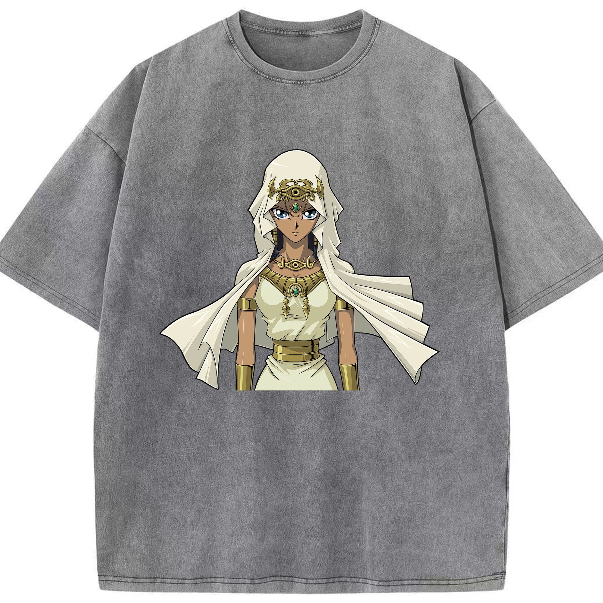 （画像用） 遊☆戯☆王 Yu-Gi-Oh! 綿100% ヴィンテージ風 半袖Tシャツ（フロントプリント）