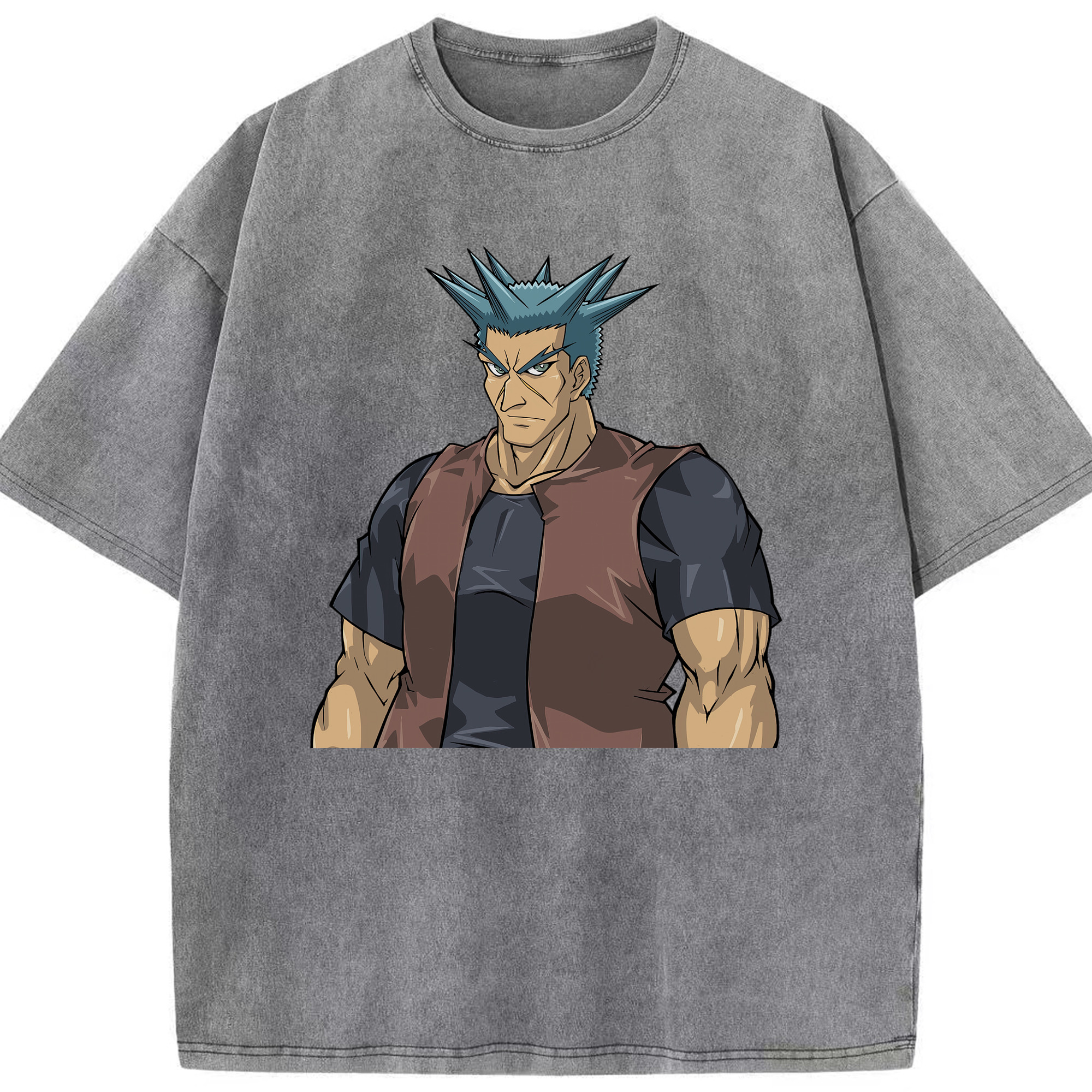 （画像用） 遊☆戯☆王 Yu-Gi-Oh! 綿100% ヴィンテージ風 半袖Tシャツ（フロントプリント）