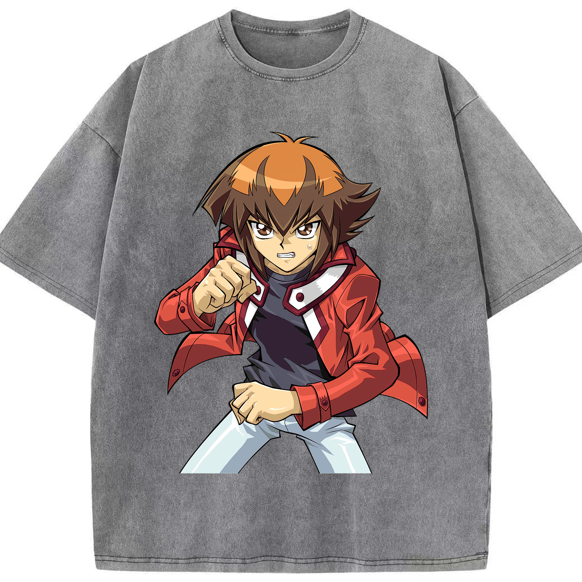 （画像用） 遊☆戯☆王 Yu-Gi-Oh! 綿100% ヴィンテージ風 半袖Tシャツ（フロントプリント）