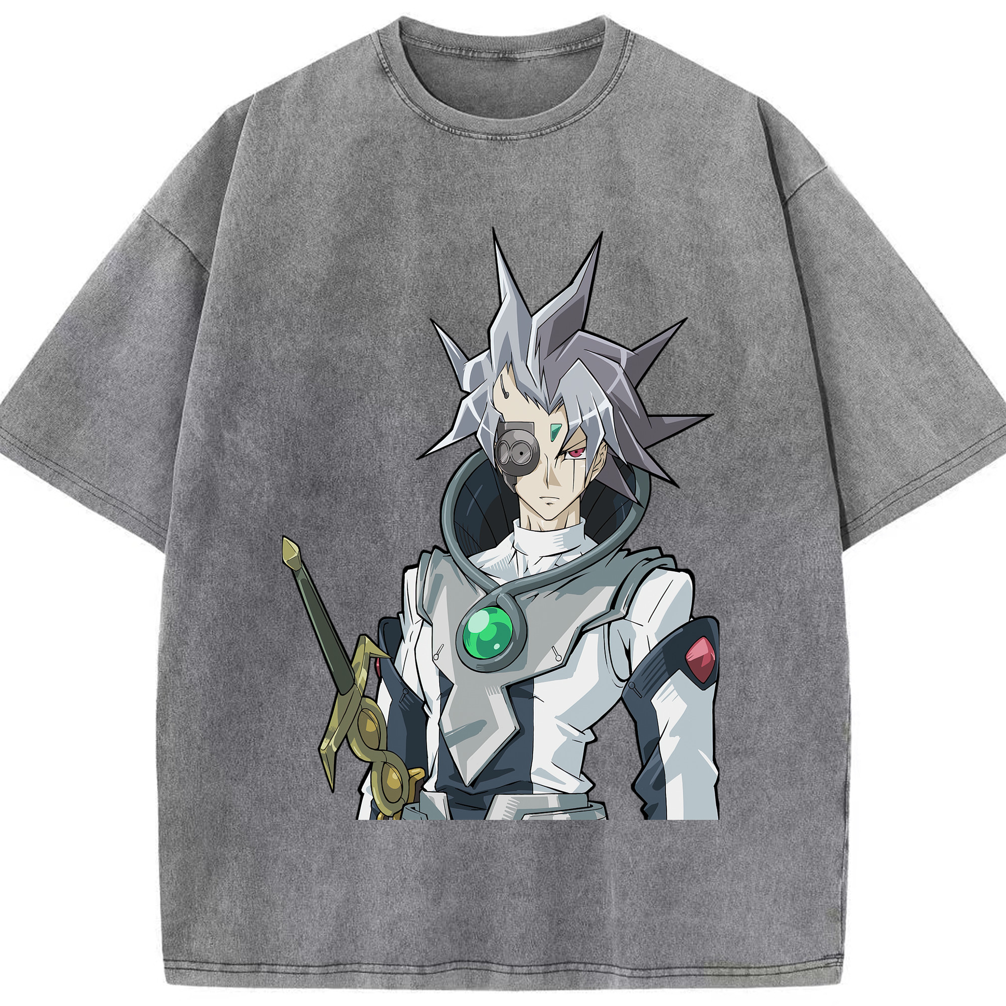 （画像用） 遊☆戯☆王 Yu-Gi-Oh! 綿100% ヴィンテージ風 半袖Tシャツ（フロントプリント）