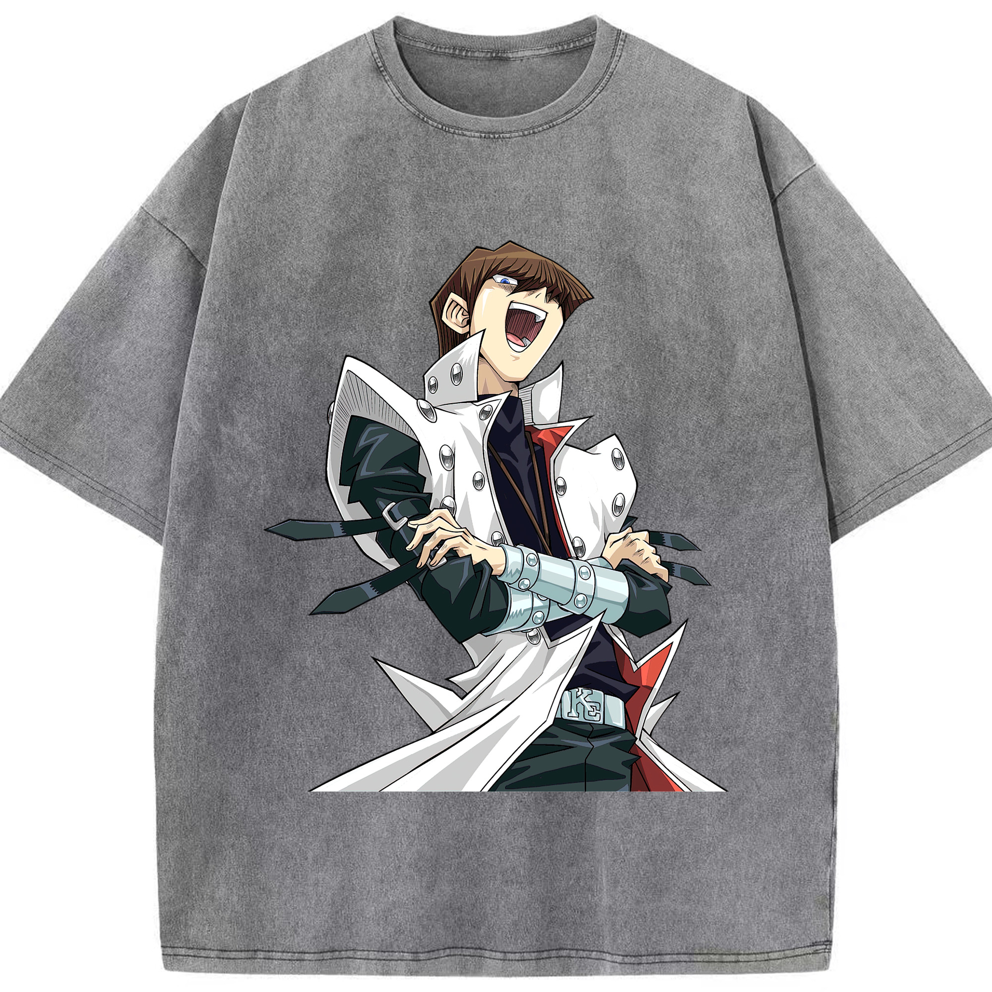 （画像用） 遊☆戯☆王 Yu-Gi-Oh! 綿100% ヴィンテージ風 半袖Tシャツ（フロントプリント）