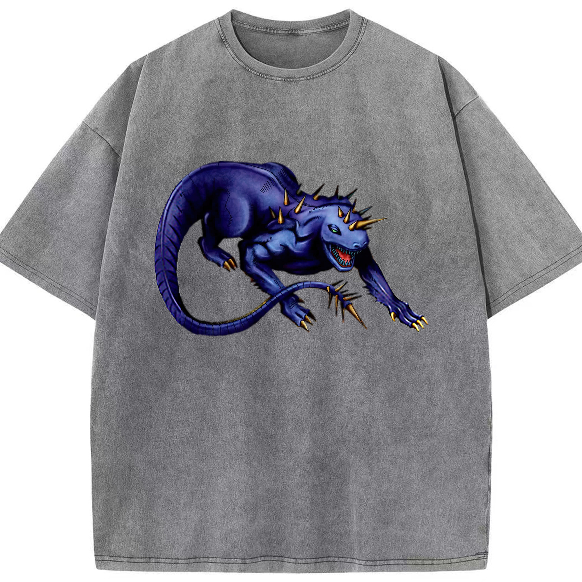 （画像用） 遊☆戯☆王 Yu-Gi-Oh! 綿100% ヴィンテージ風 半袖Tシャツ（フロントプリント）