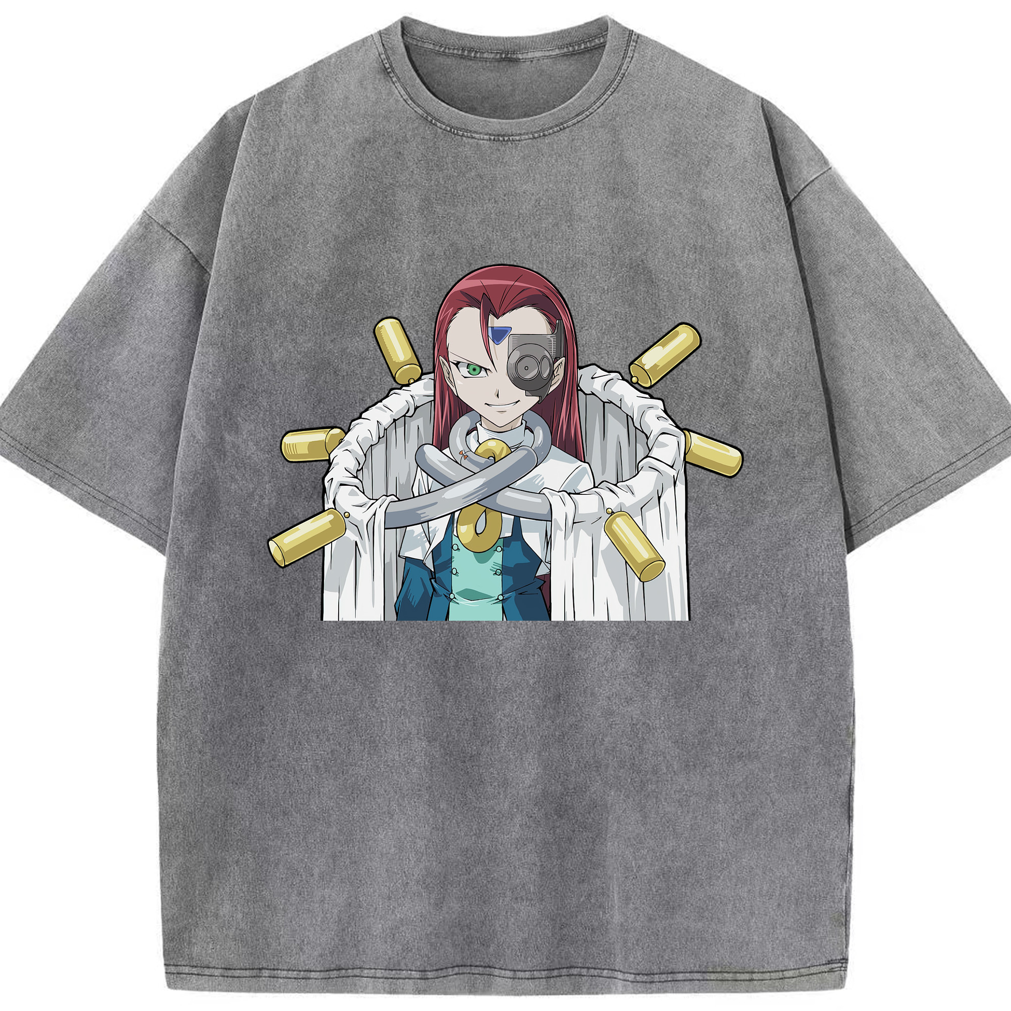 （画像用） 遊☆戯☆王 Yu-Gi-Oh! 綿100% ヴィンテージ風 半袖Tシャツ（フロントプリント）