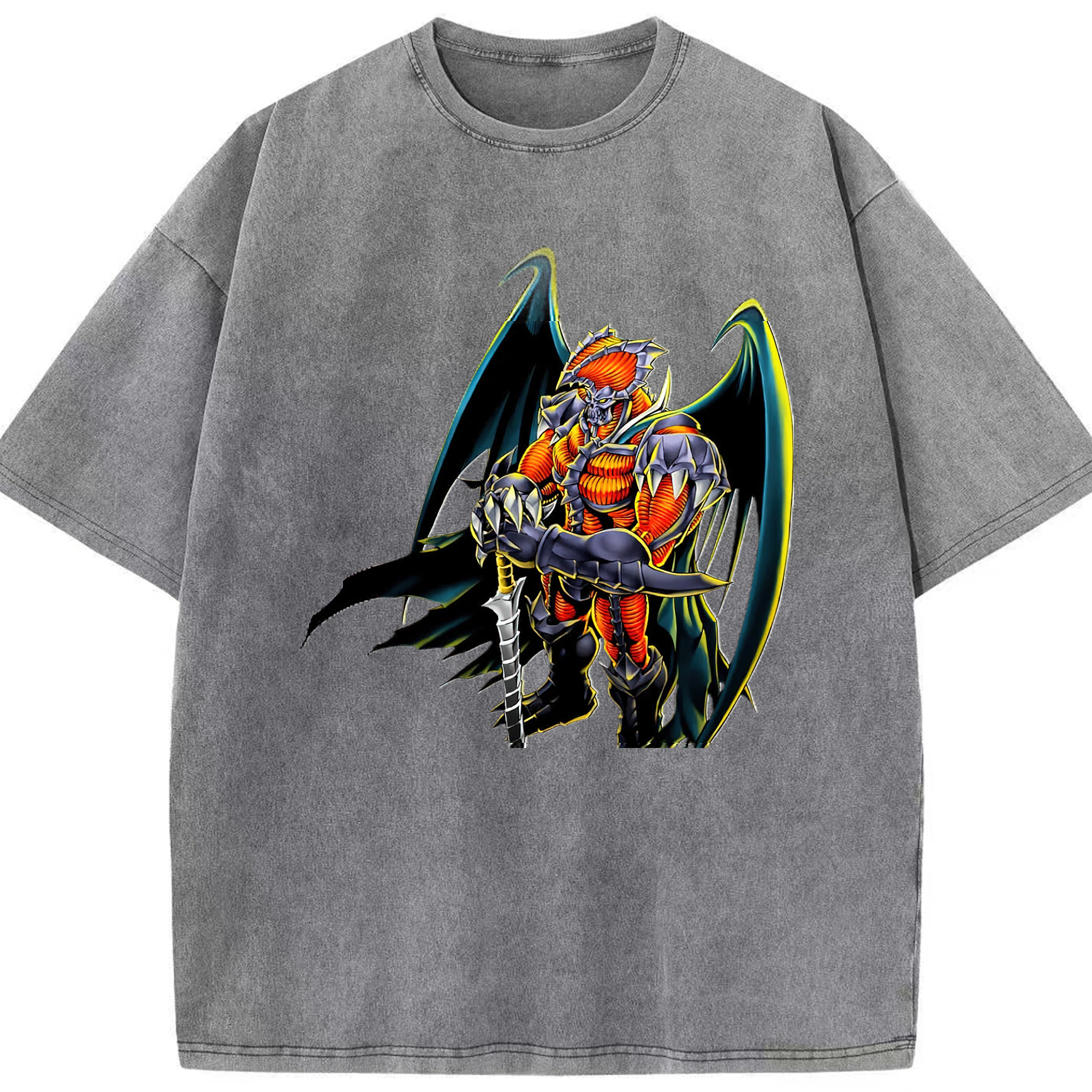 （画像用） 遊☆戯☆王 Yu-Gi-Oh! 綿100% ヴィンテージ風 半袖Tシャツ（フロントプリント）